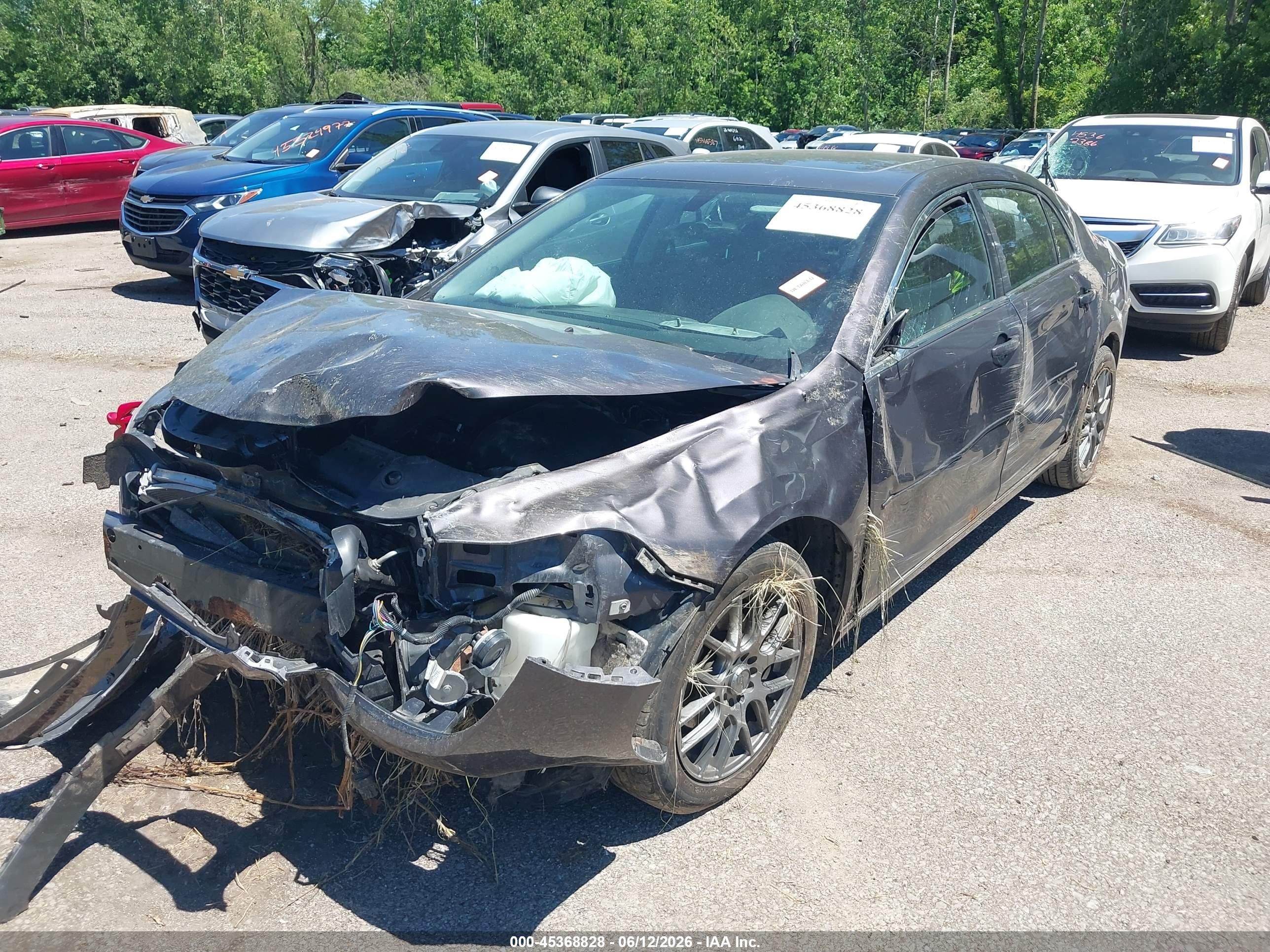 2010 Chevrolet Malibu Lt Gray vin: 1G1ZC5EB2AF313077