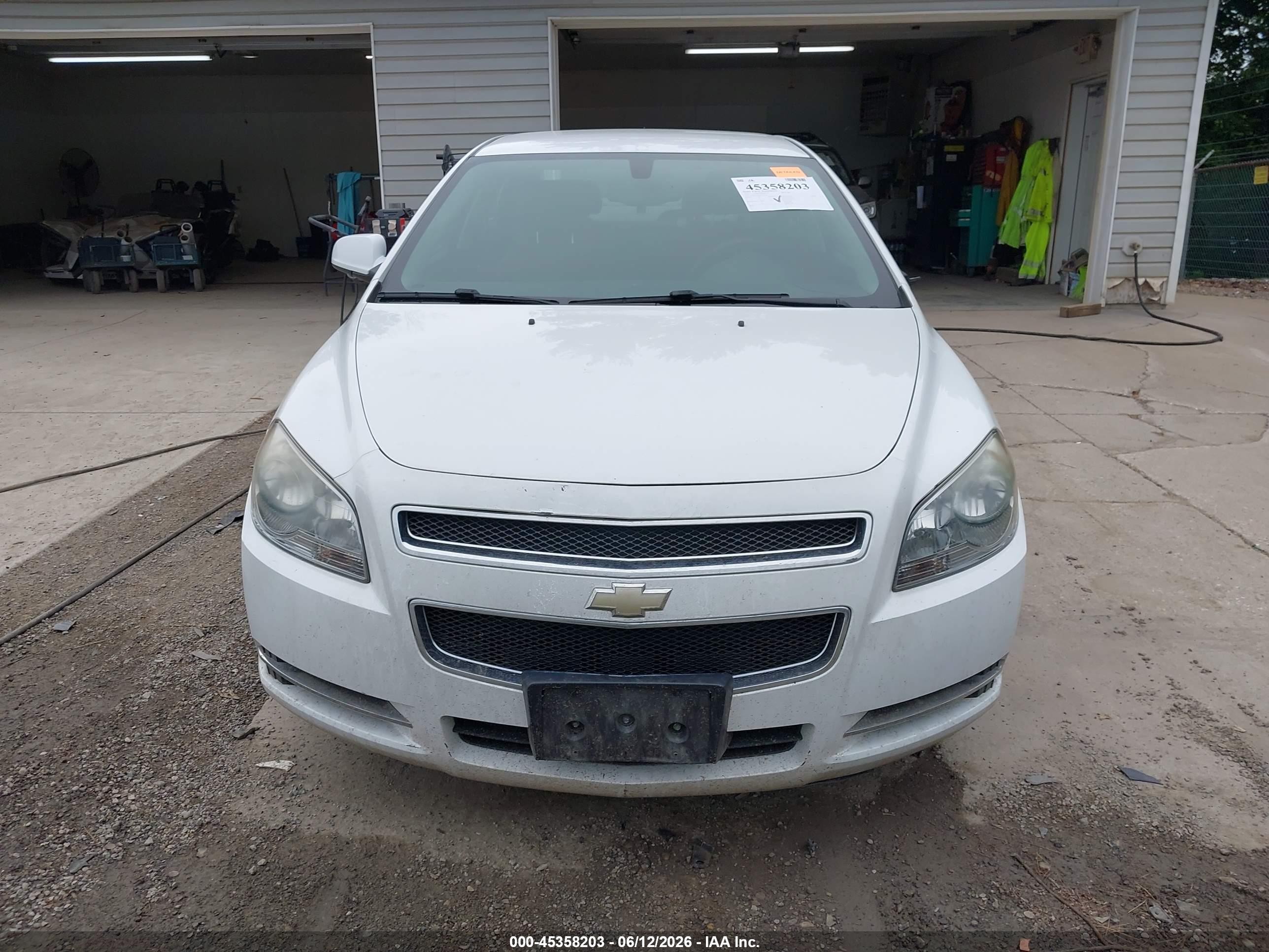 2010 Chevrolet Malibu Lt White vin: 1G1ZC5EB3A4141301