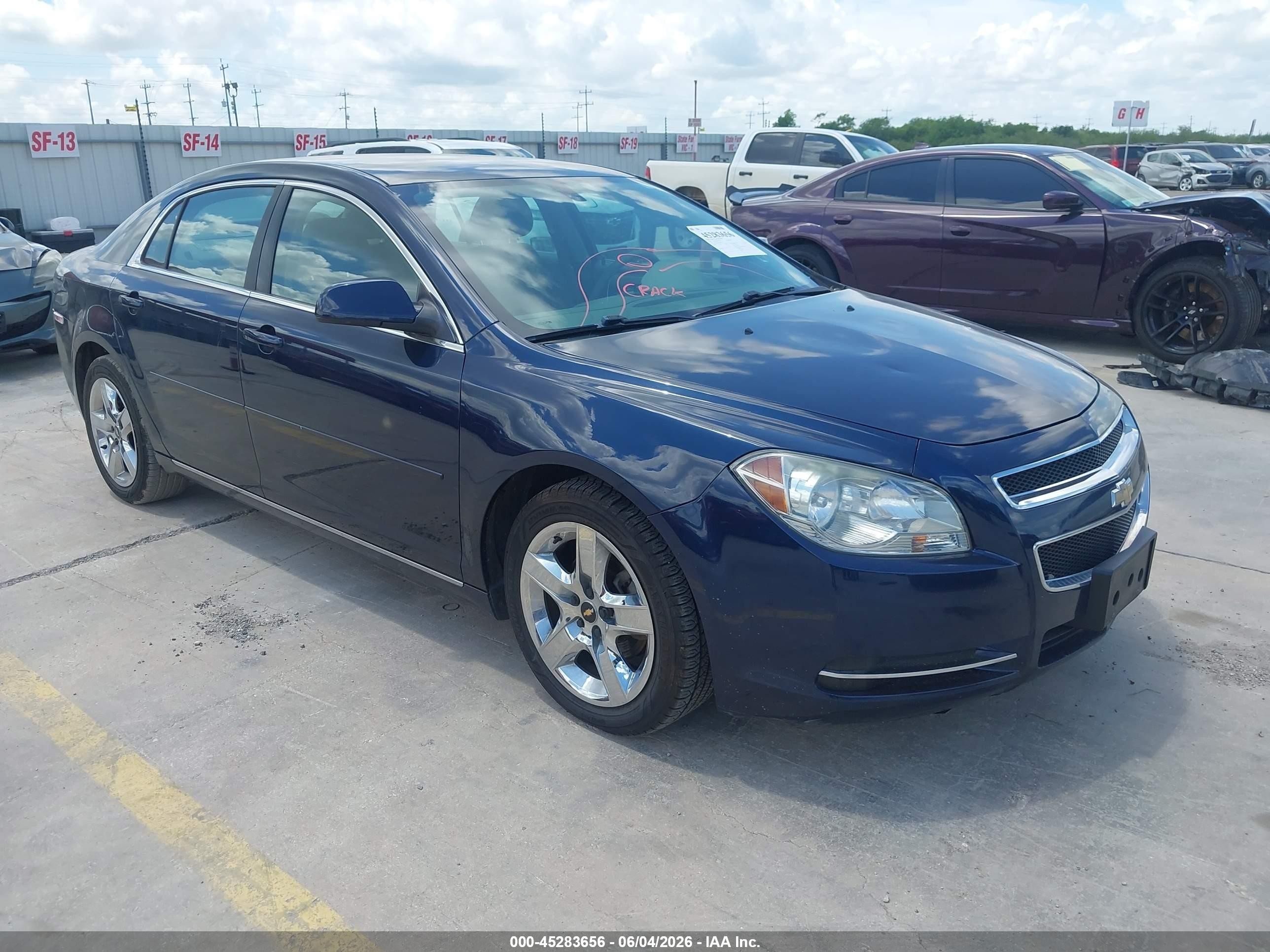 2010 Chevrolet Malibu Lt Dark Blue vin: 1G1ZC5EB3AF148978