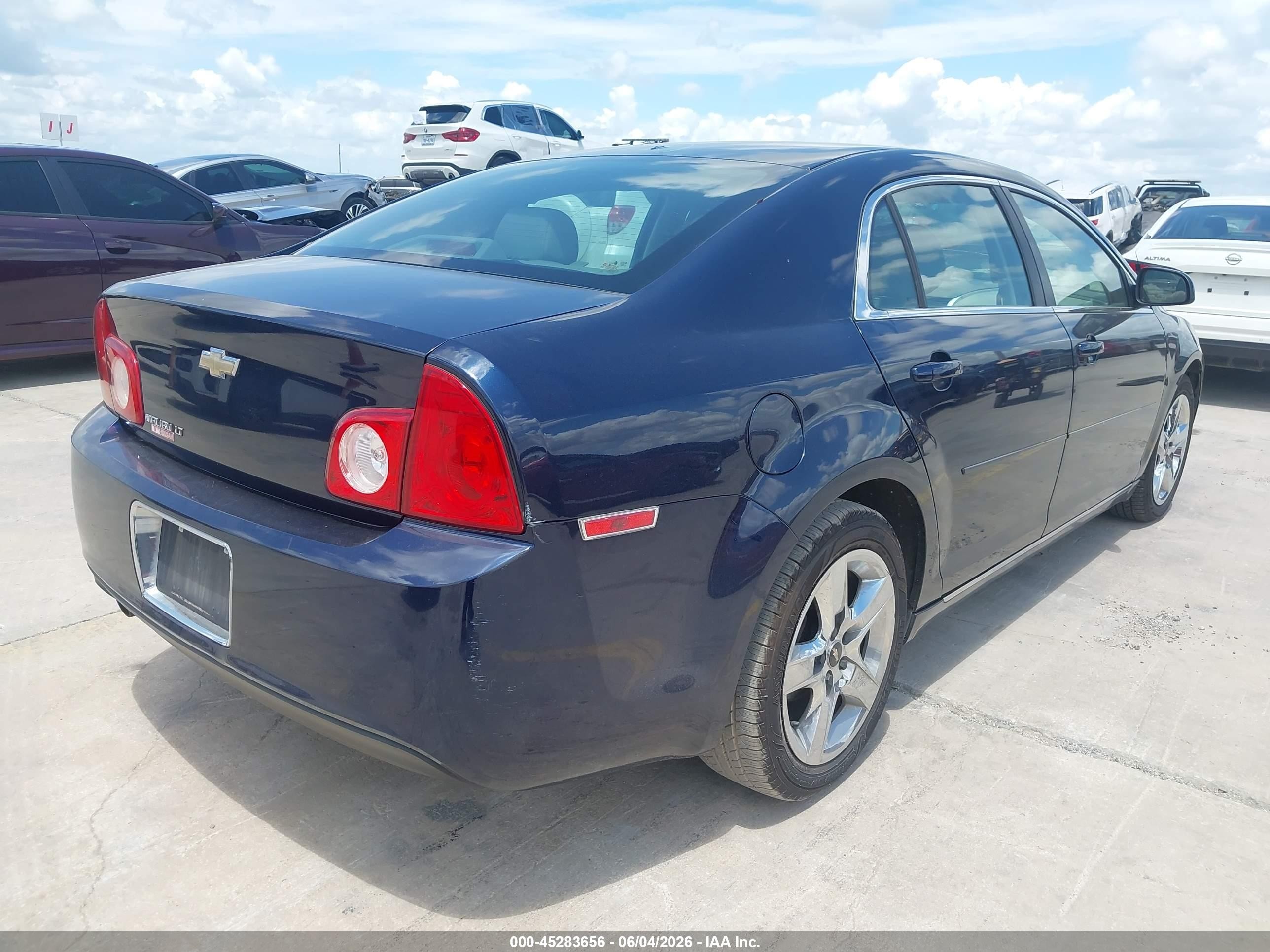 2010 Chevrolet Malibu Lt Dark Blue vin: 1G1ZC5EB3AF148978