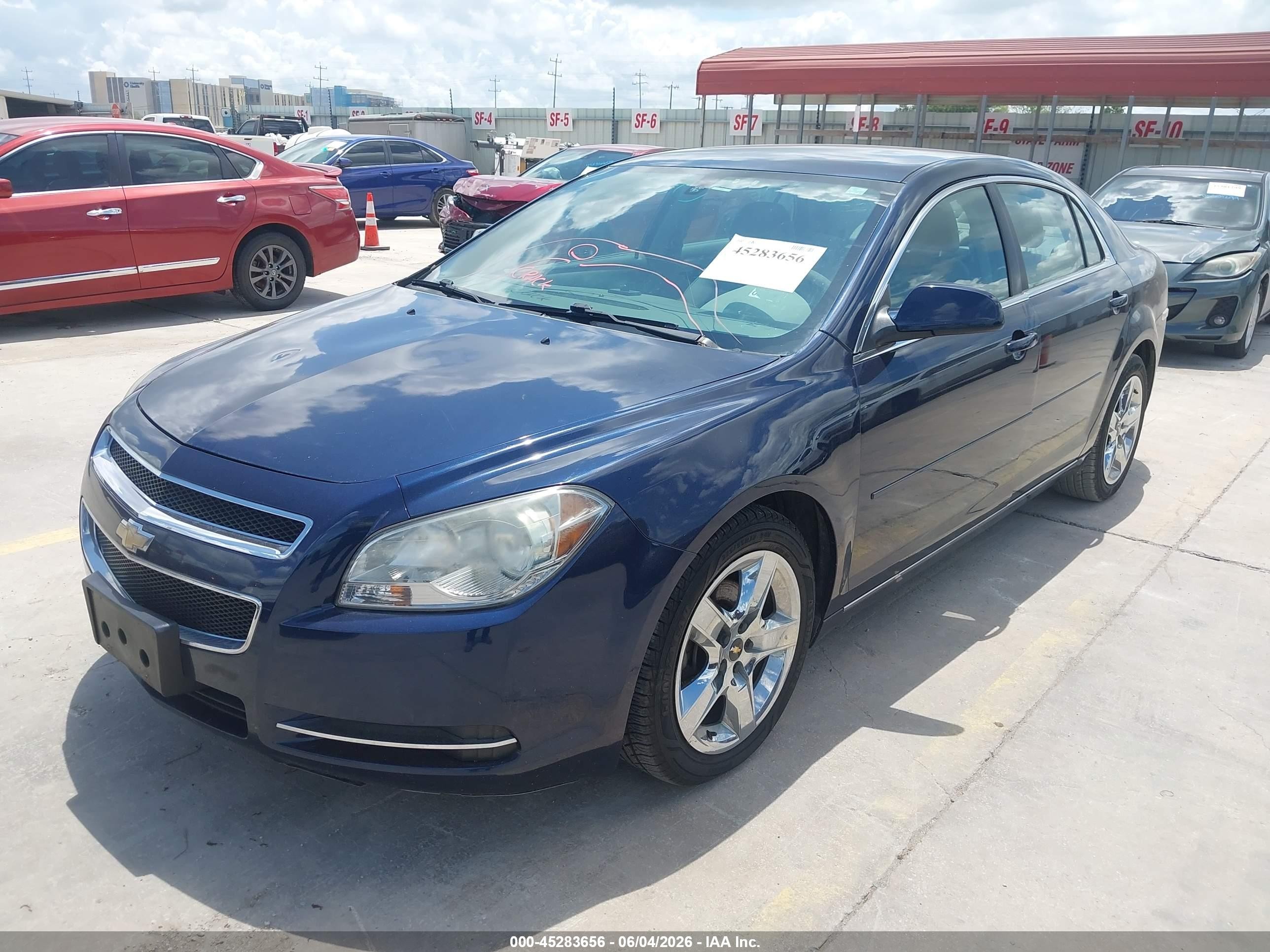 2010 Chevrolet Malibu Lt Dark Blue vin: 1G1ZC5EB3AF148978