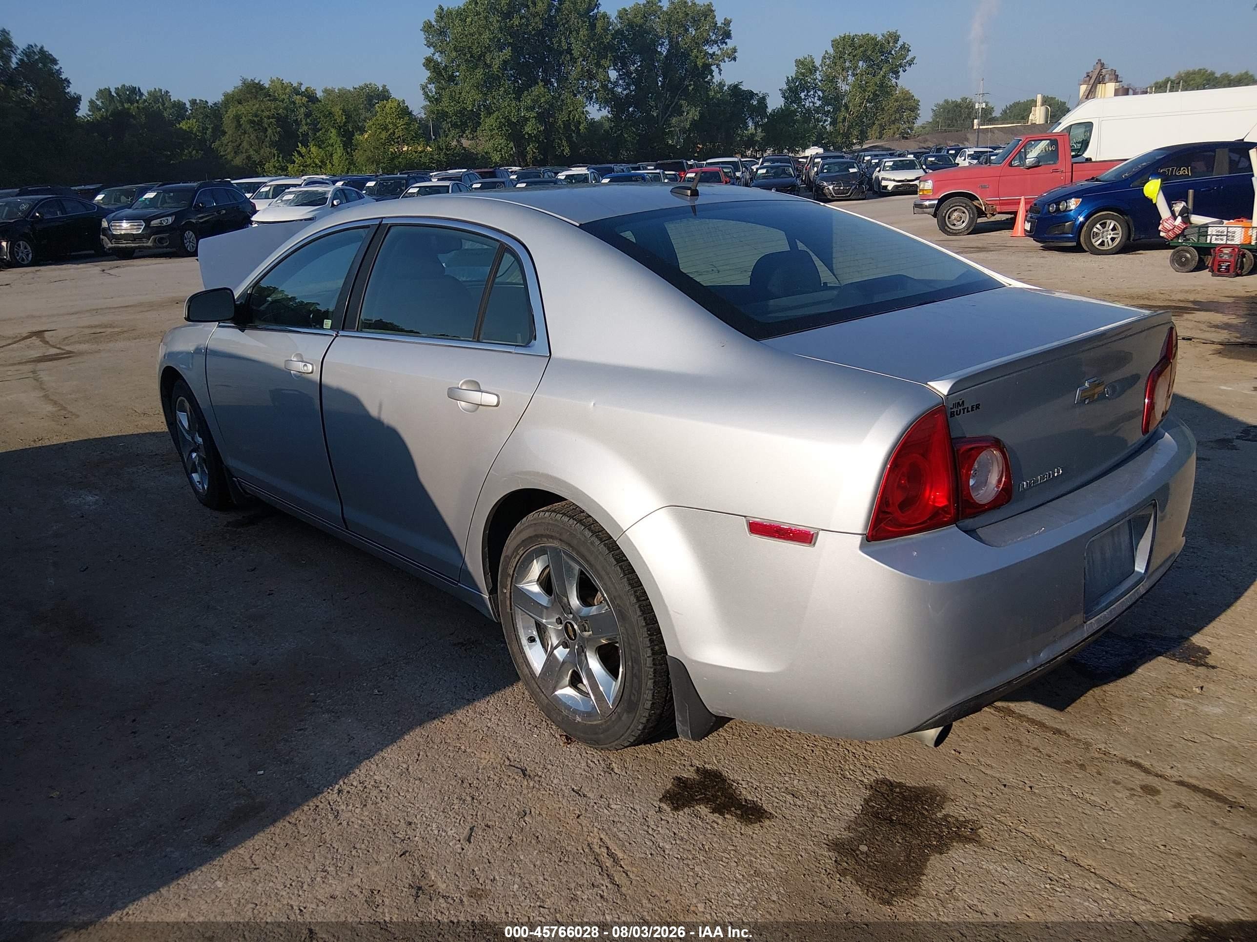 2010 Chevrolet Malibu Lt Silver vin: 1G1ZC5EB3AF194679