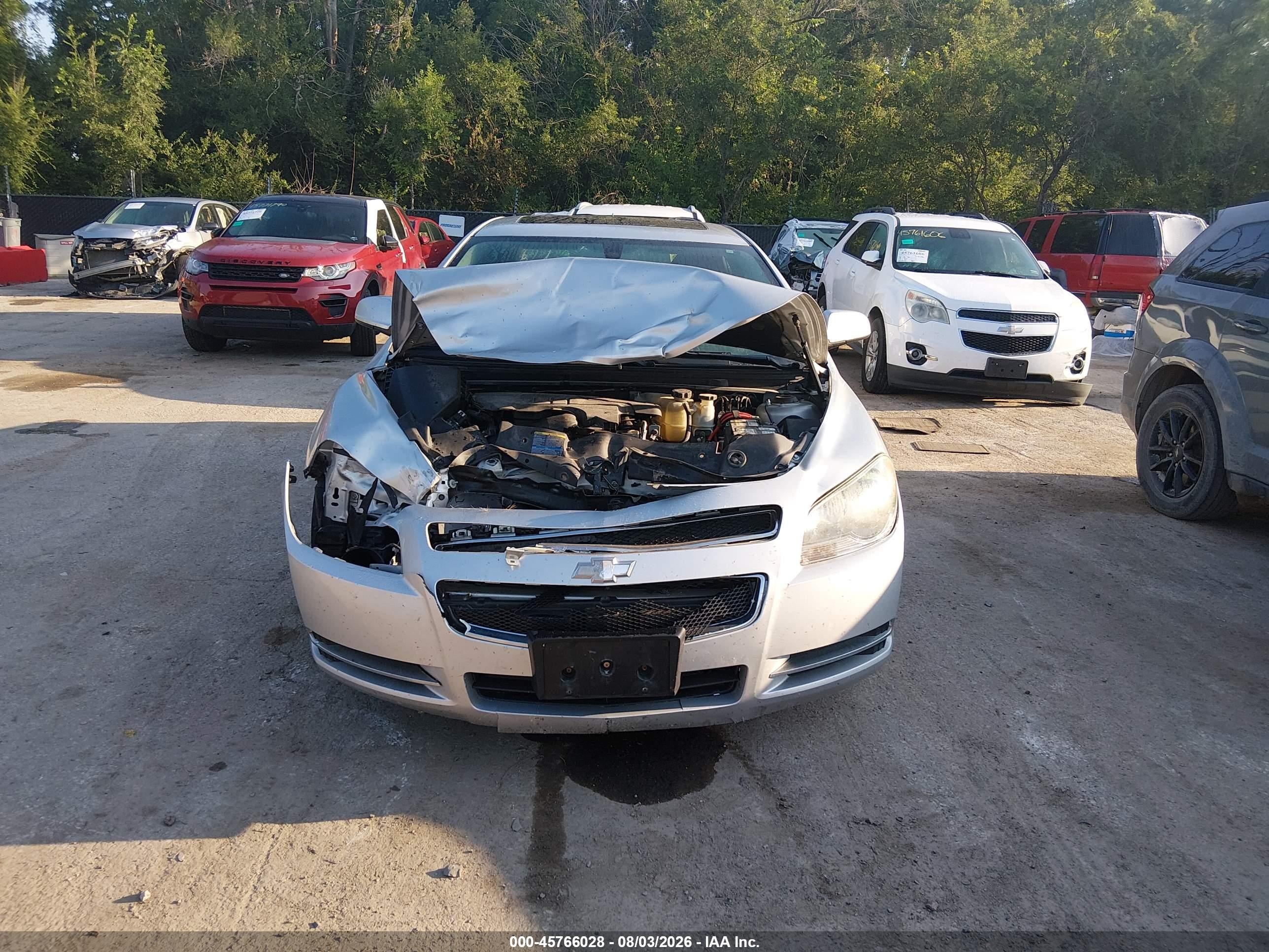 2010 Chevrolet Malibu Lt Silver vin: 1G1ZC5EB3AF194679