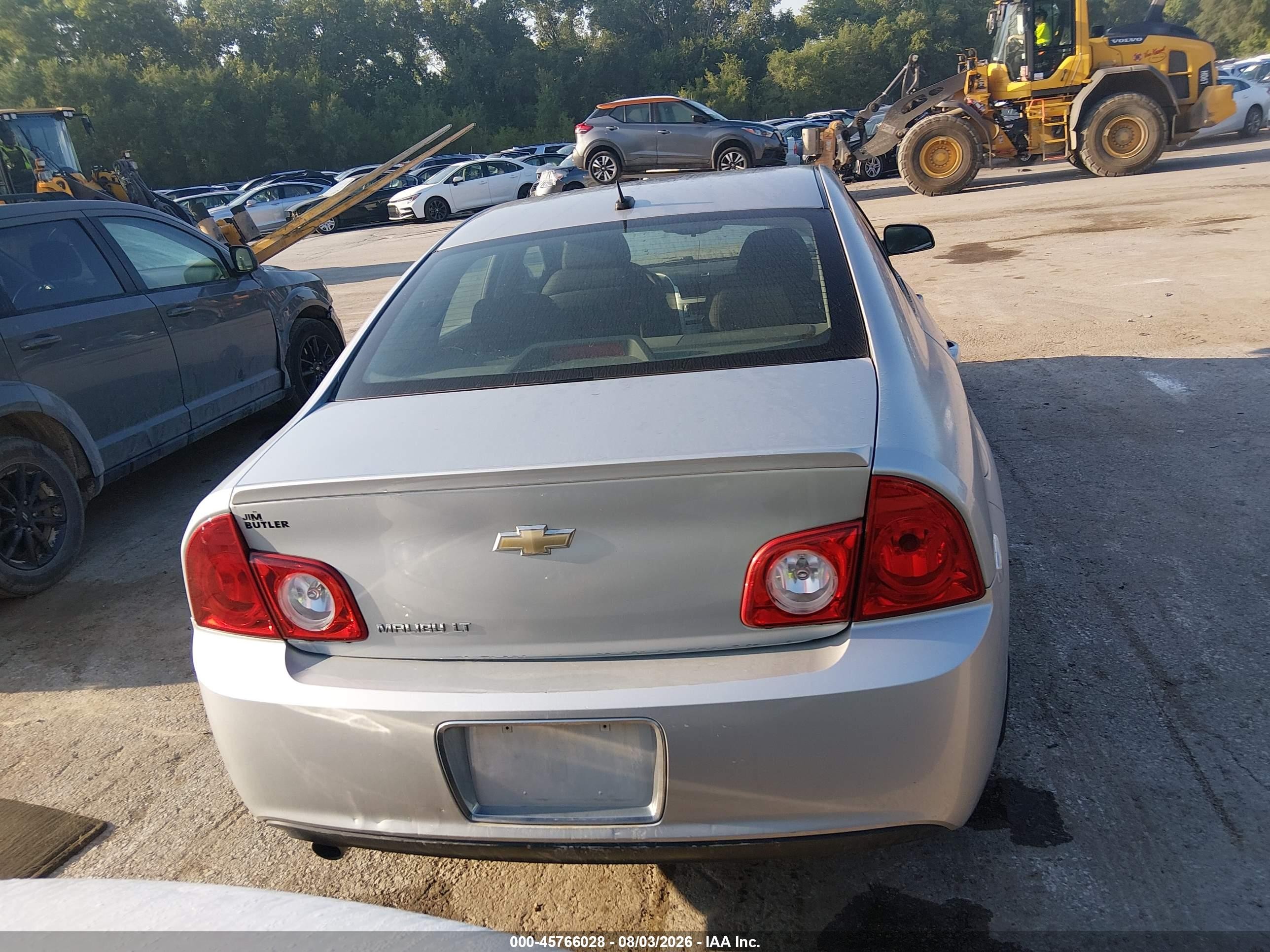 2010 Chevrolet Malibu Lt Silver vin: 1G1ZC5EB3AF194679