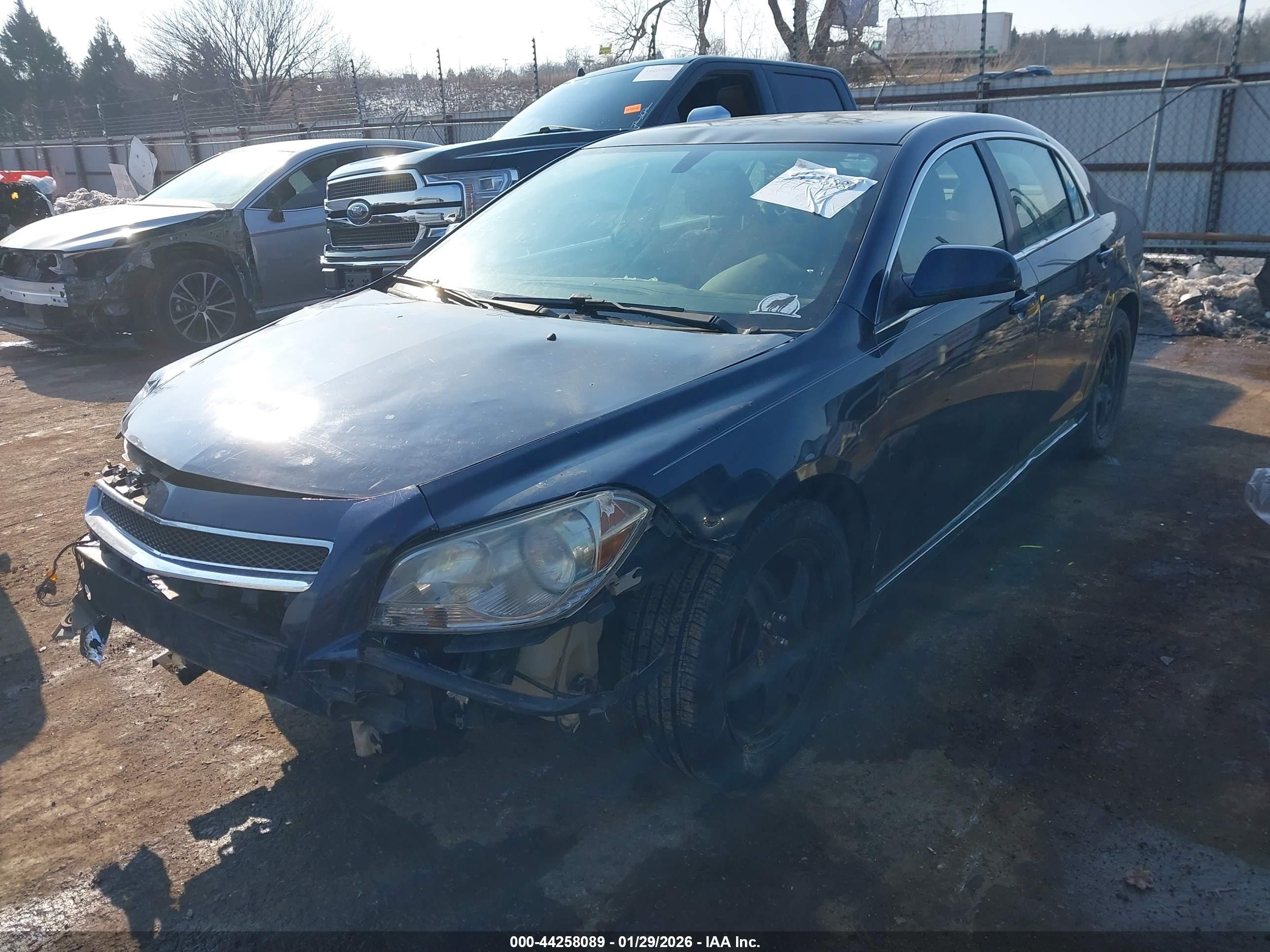2010 Chevrolet Malibu Lt Blue vin: 1G1ZC5EB3AF263807