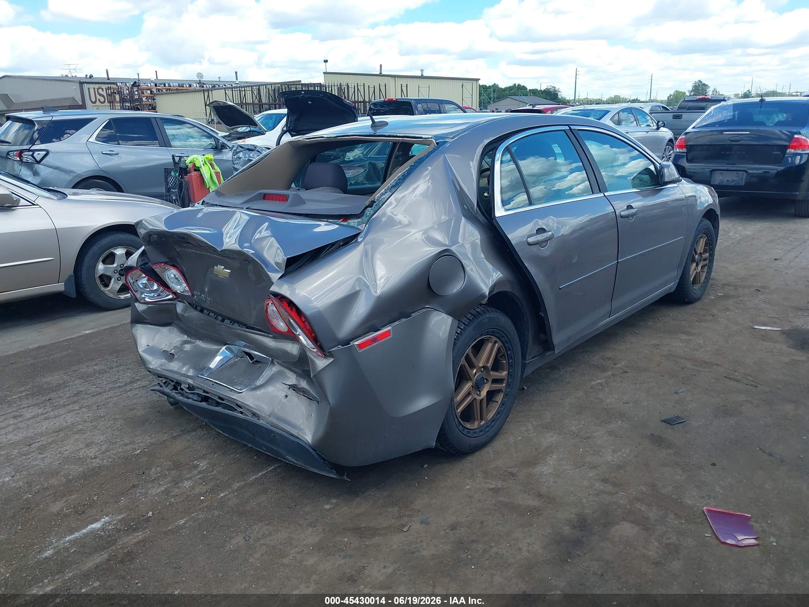 2010 Chevrolet Malibu Lt Pewter vin: 1G1ZC5EB4AF250337