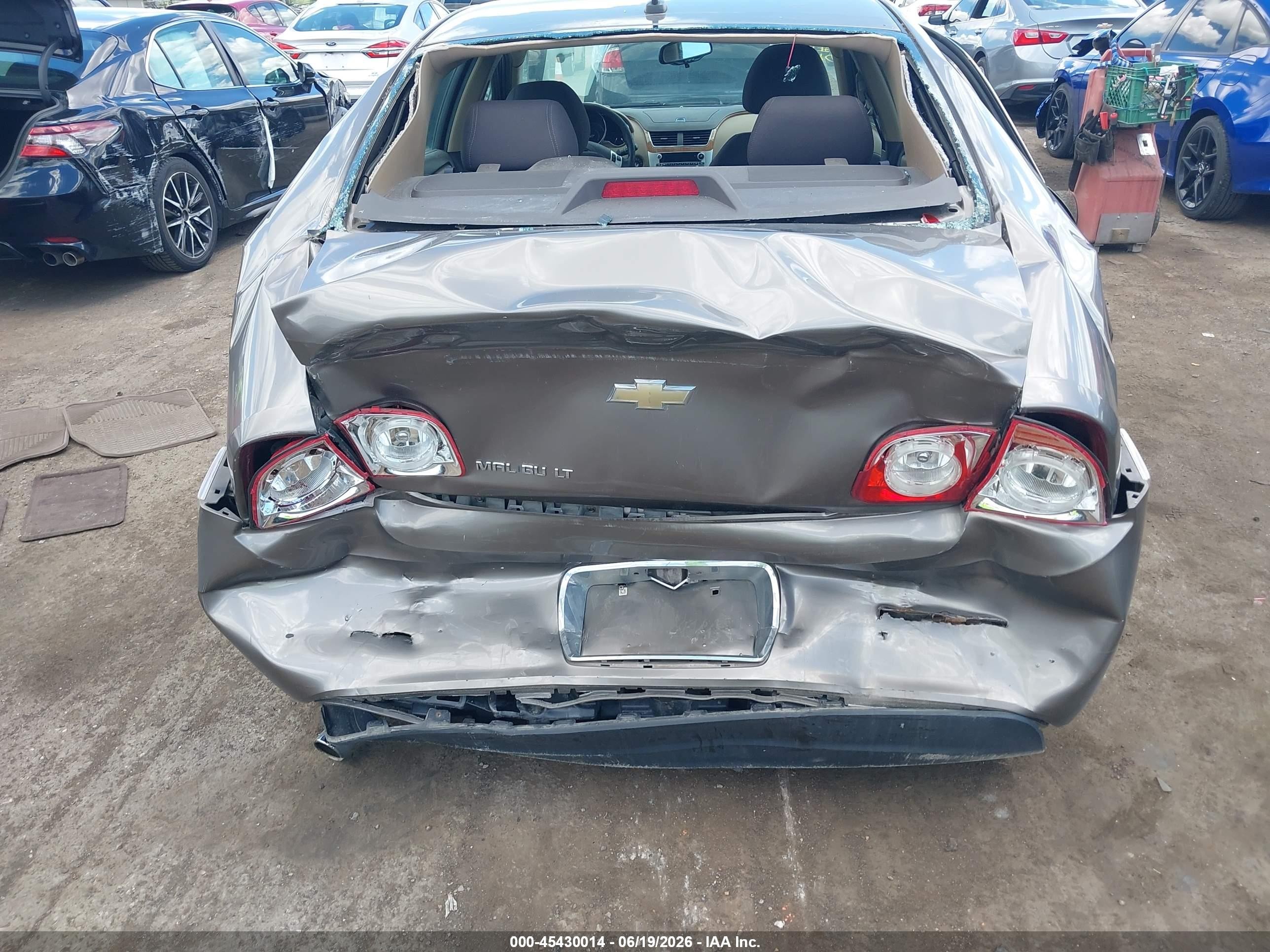 2010 Chevrolet Malibu Lt Pewter vin: 1G1ZC5EB4AF250337