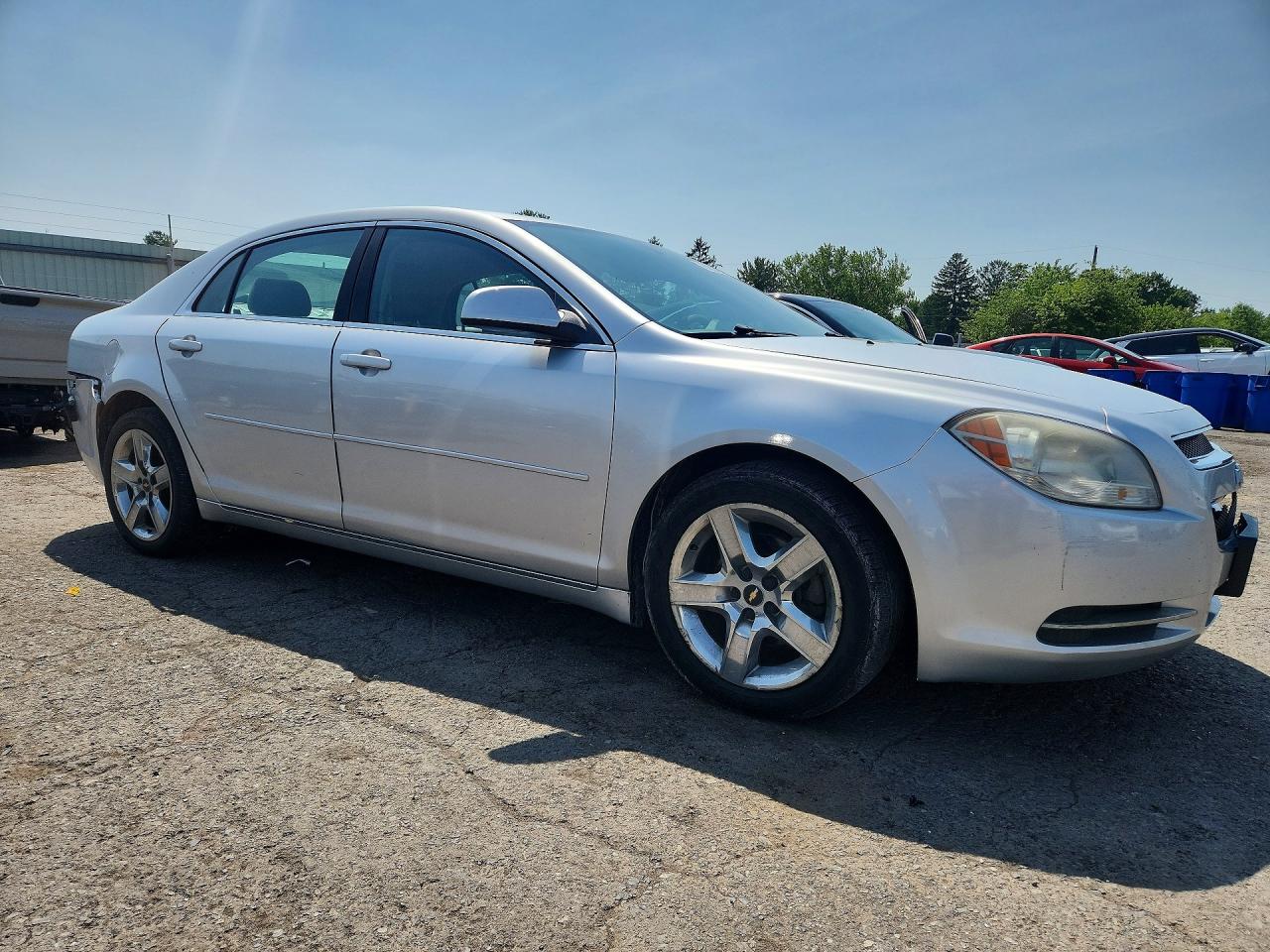 2010 Chevrolet Malibu 1lt Silver vin: 1G1ZC5EB4AF252542