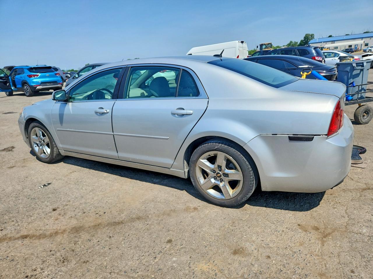 2010 Chevrolet Malibu 1lt Silver vin: 1G1ZC5EB4AF252542