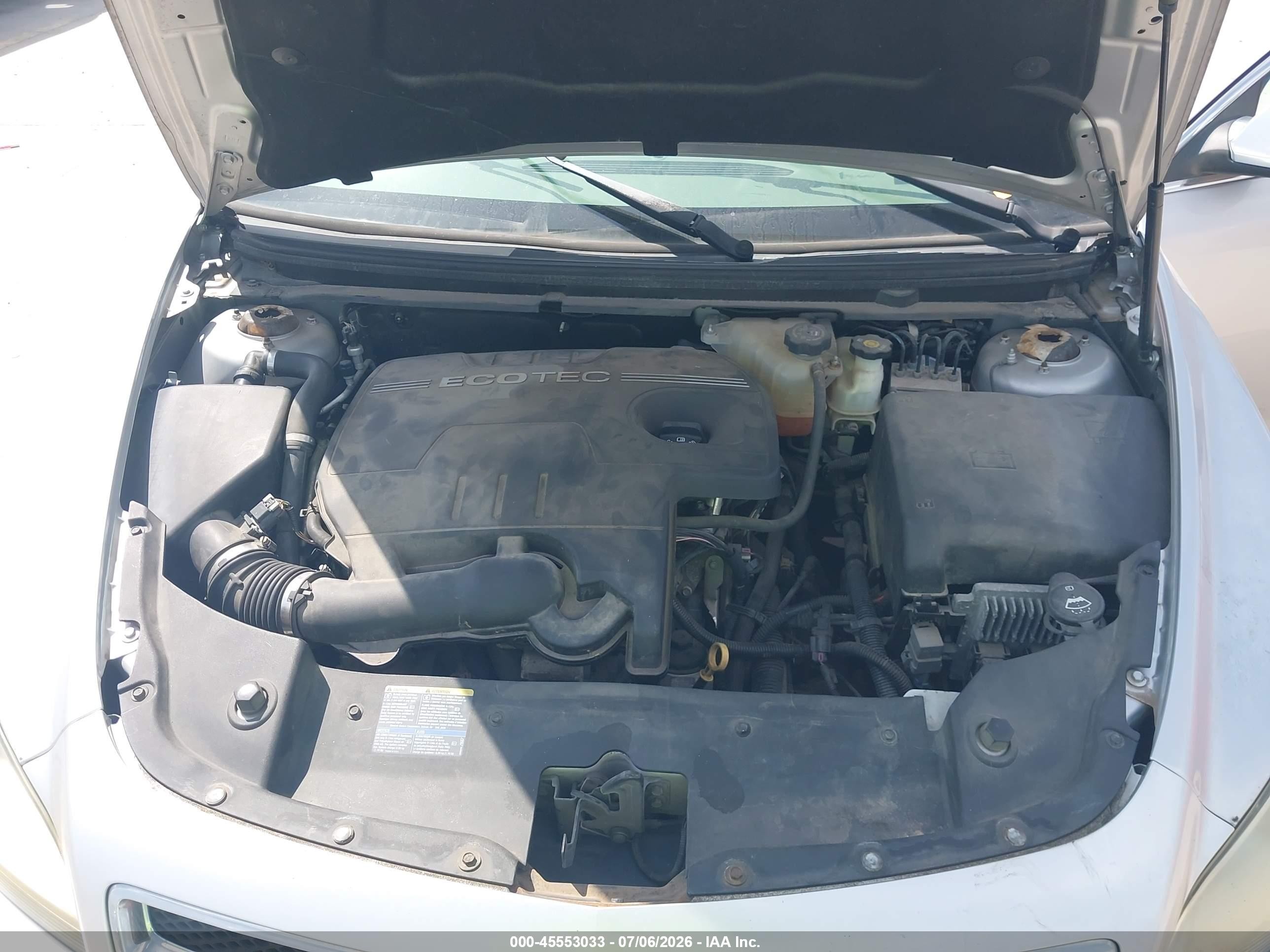 2010 Chevrolet Malibu Lt Silver vin: 1G1ZC5EB5AF102648