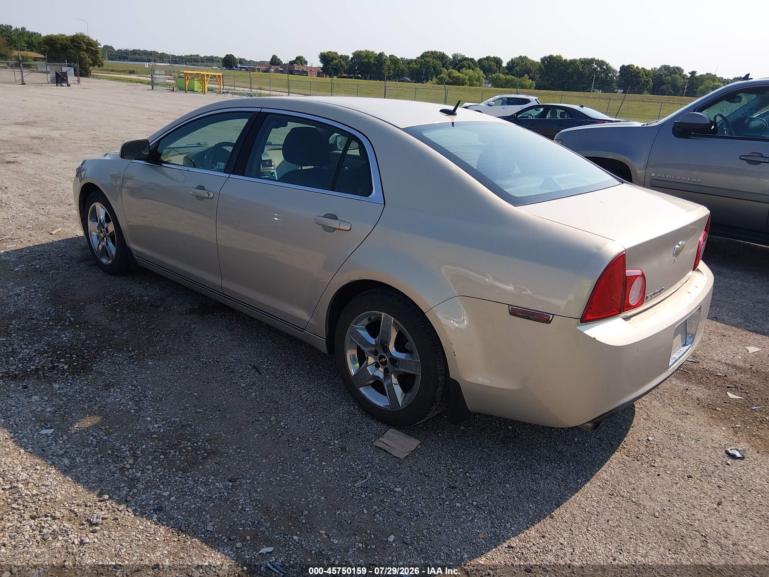 2010 Chevrolet Malibu Lt Tan vin: 1G1ZC5EB5AF134838