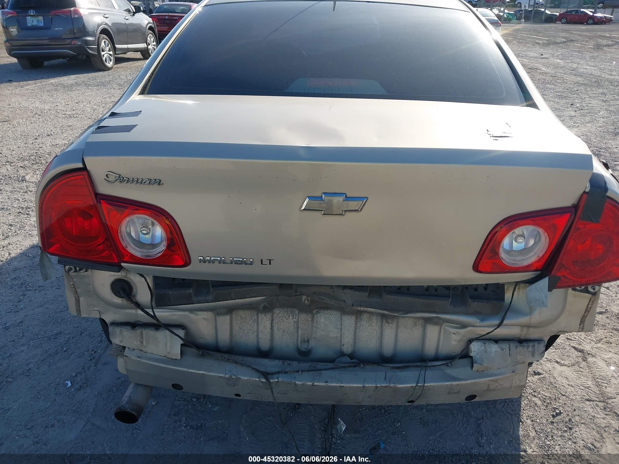 2010 Chevrolet Malibu Lt Gold vin: 1G1ZC5EB5AF144818