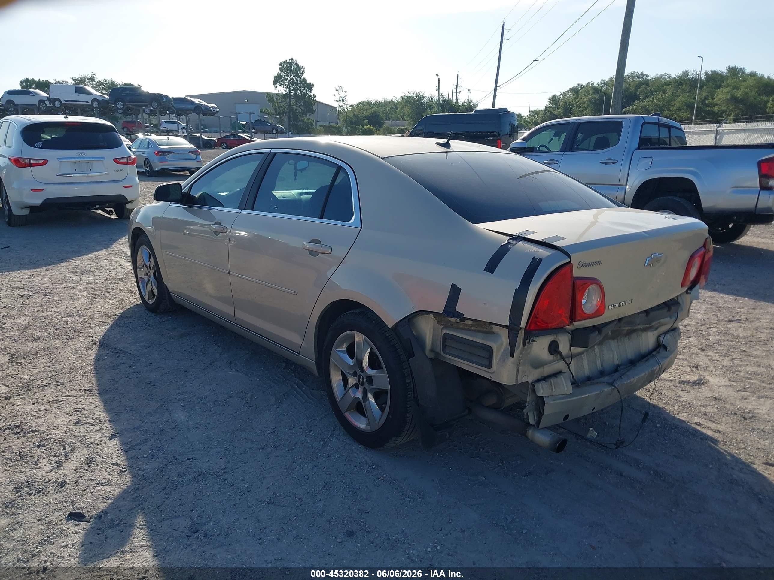 2010 Chevrolet Malibu Lt Gold vin: 1G1ZC5EB5AF144818