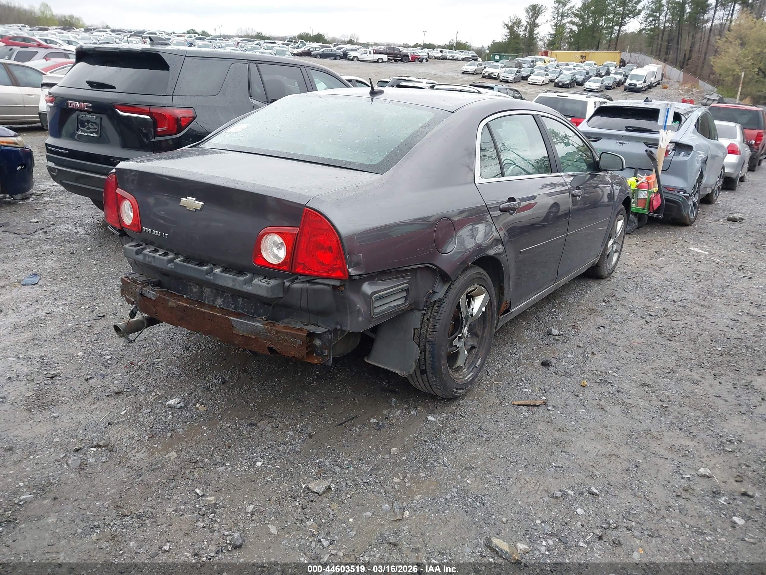 2010 Chevrolet Malibu Lt Gray vin: 1G1ZC5EB6A4109426