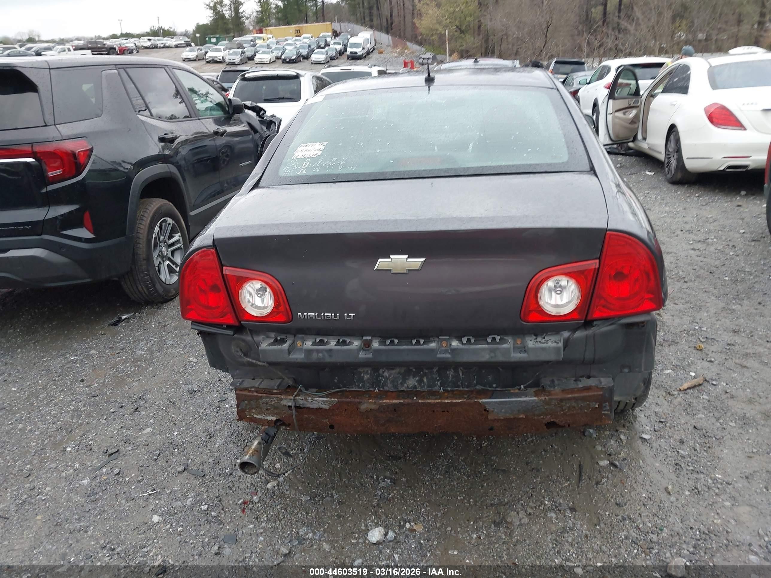 2010 Chevrolet Malibu Lt Gray vin: 1G1ZC5EB6A4109426