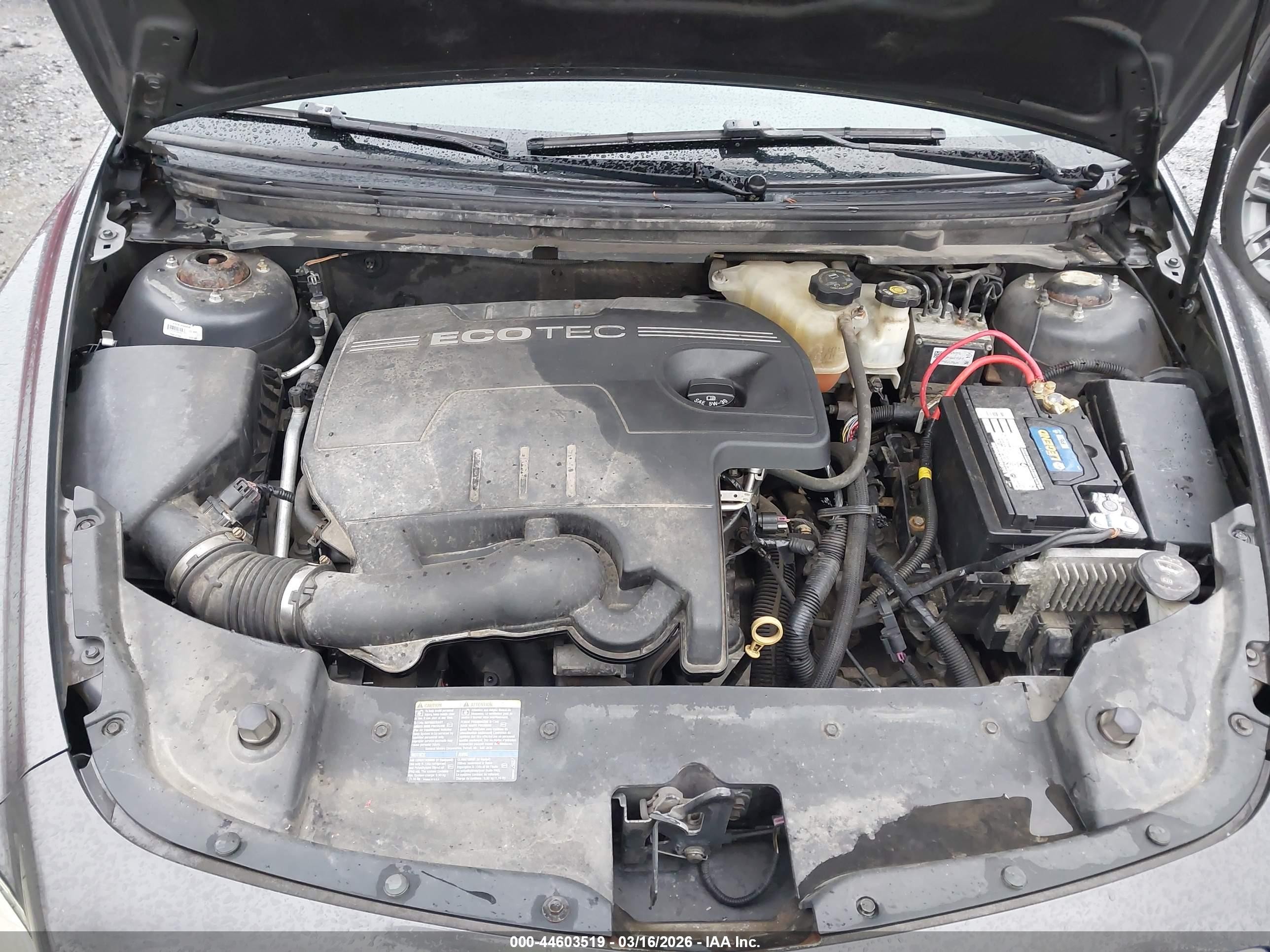 2010 Chevrolet Malibu Lt Gray vin: 1G1ZC5EB6A4109426