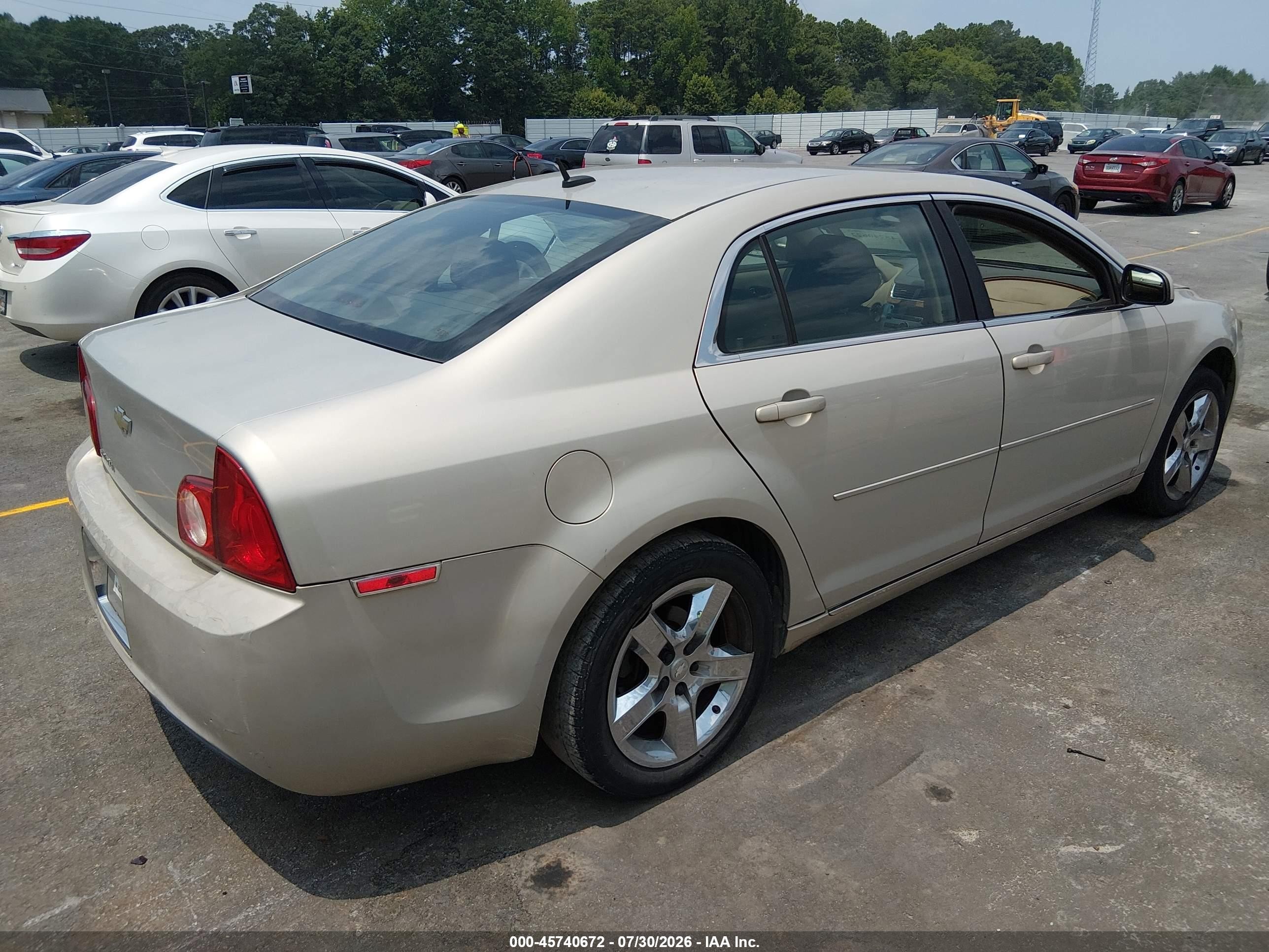 2010 Chevrolet Malibu Lt Золотой vin: 1G1ZC5EB7AF118981