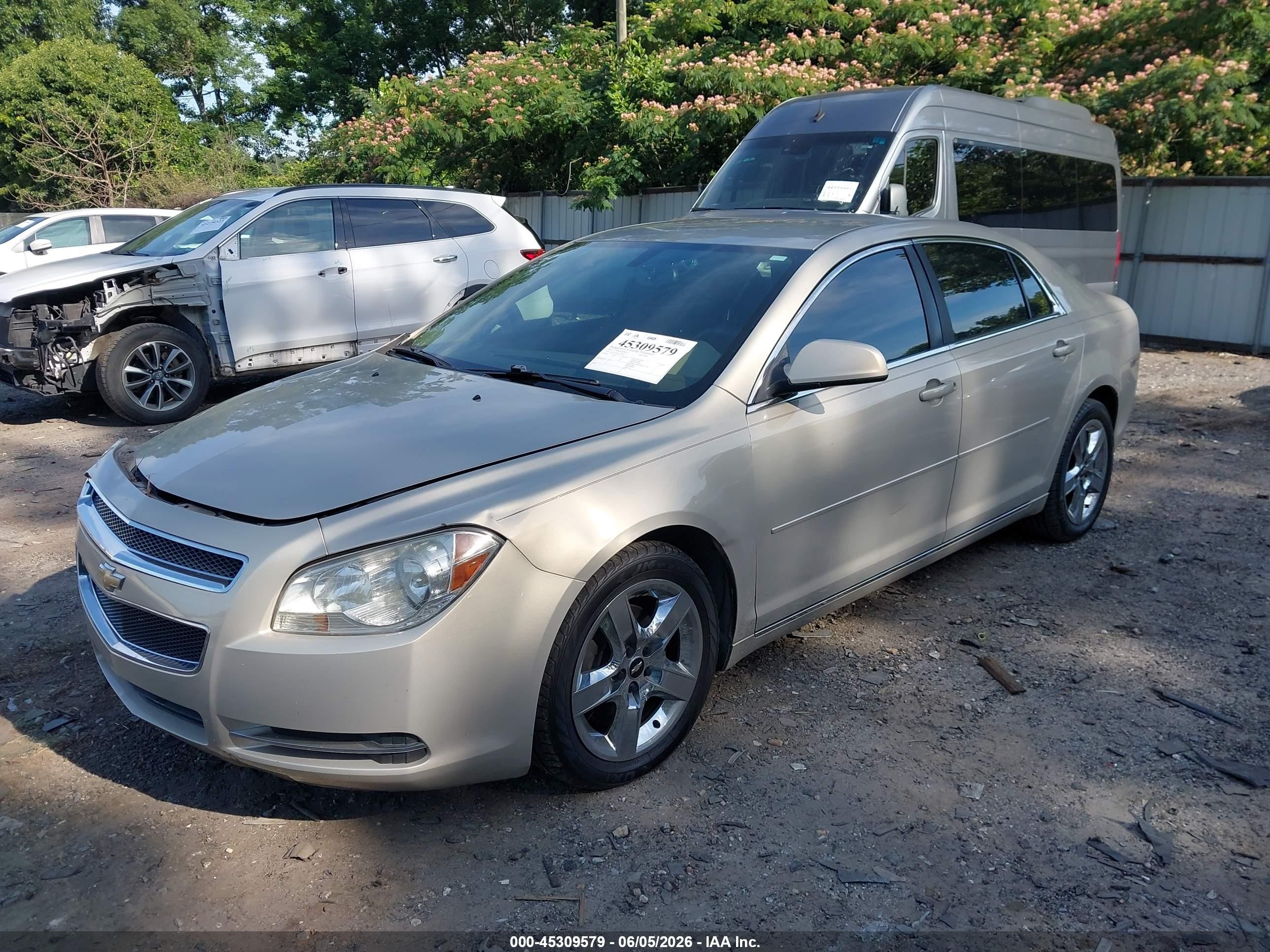 2010 Chevrolet Malibu Lt Tan vin: 1G1ZC5EB7AF144822