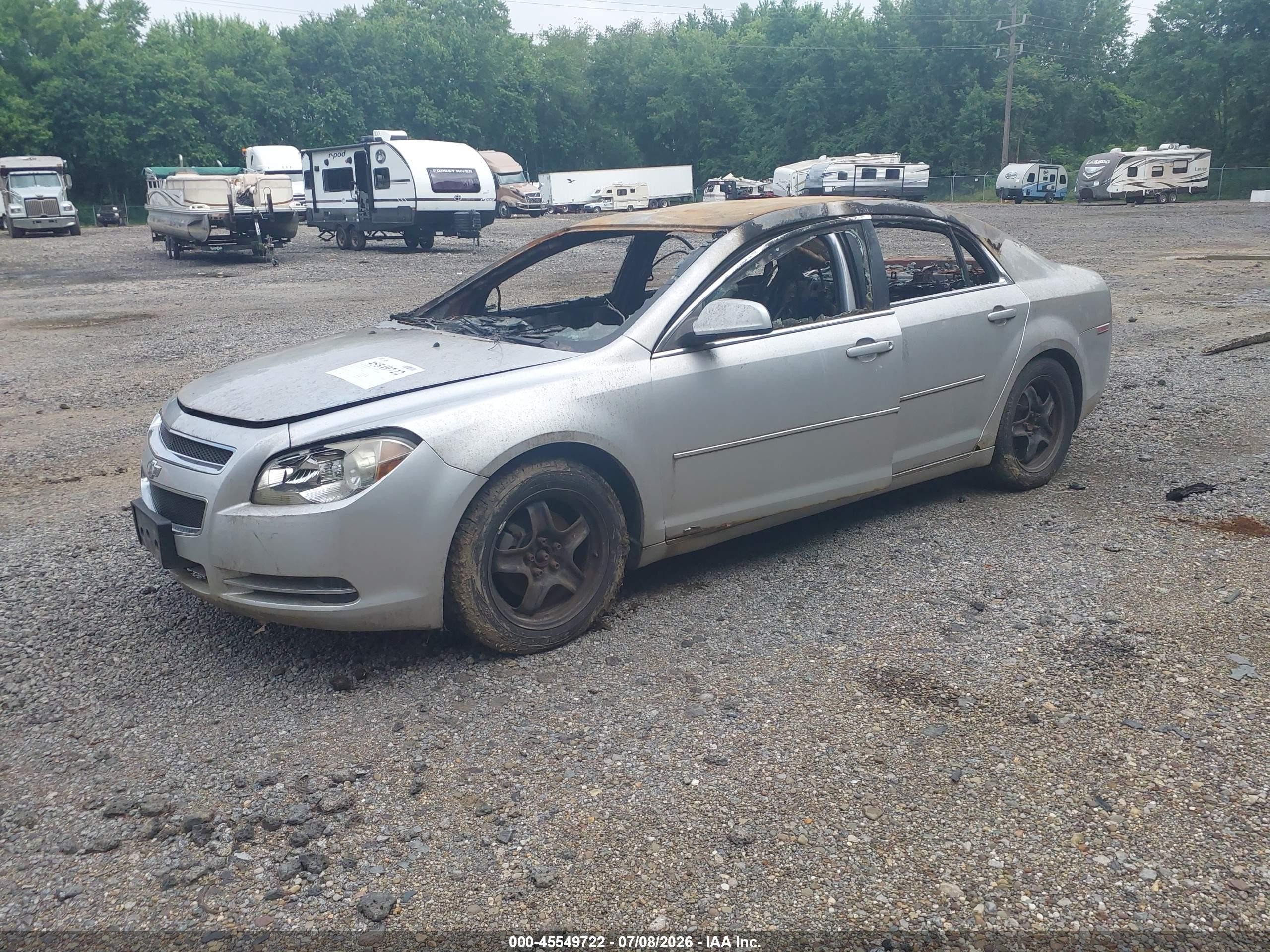 2010 Chevrolet Malibu Lt Серебряный vin: 1G1ZC5EB7AF237713