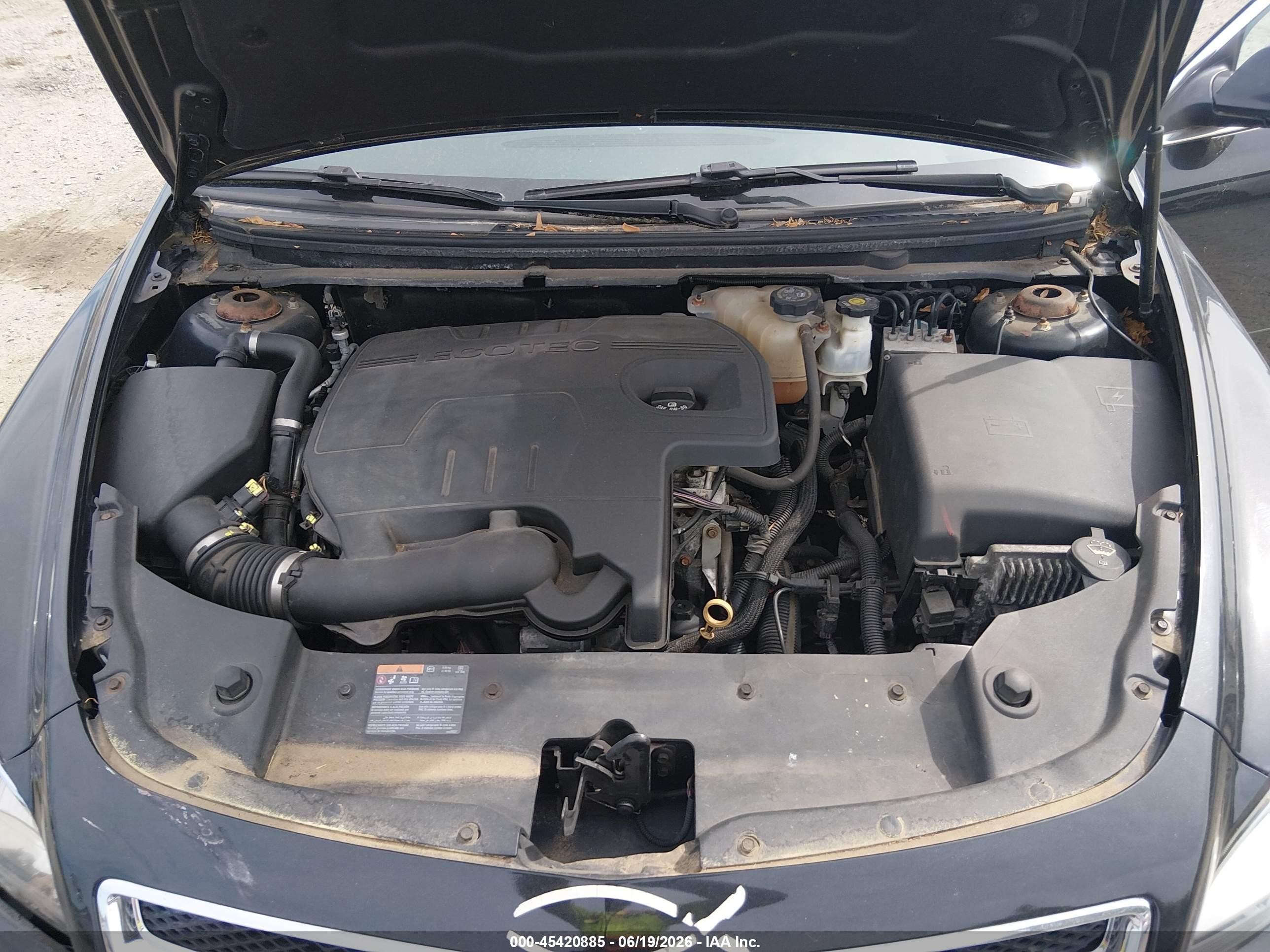 2010 Chevrolet Malibu Lt Black vin: 1G1ZC5EB7AF282912