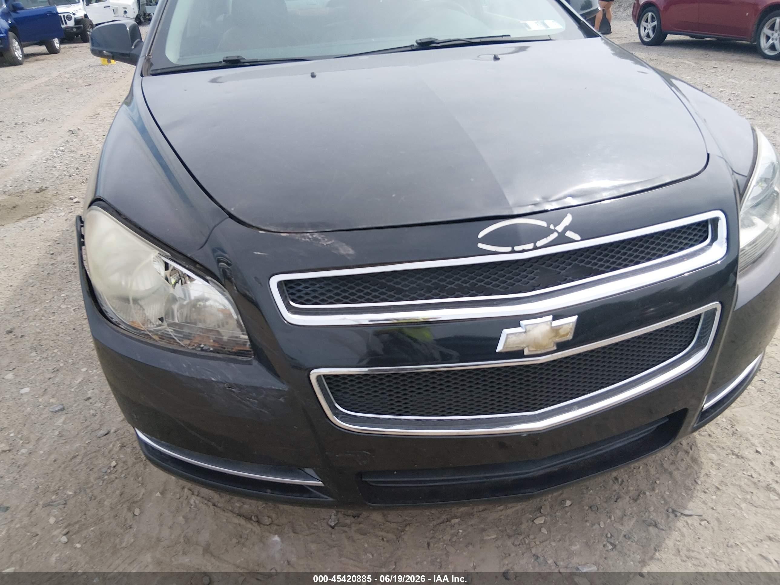 2010 Chevrolet Malibu Lt Black vin: 1G1ZC5EB7AF282912
