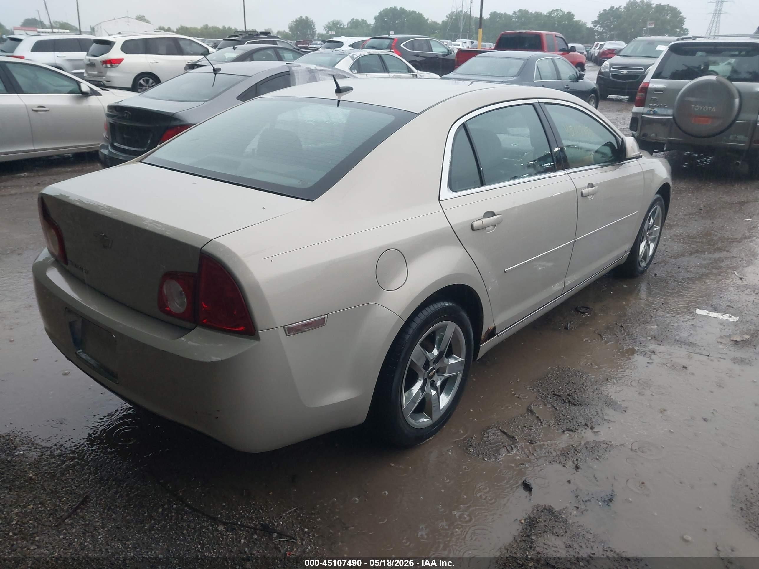 2010 Chevrolet Malibu Lt Gold vin: 1G1ZC5EB8AF103616