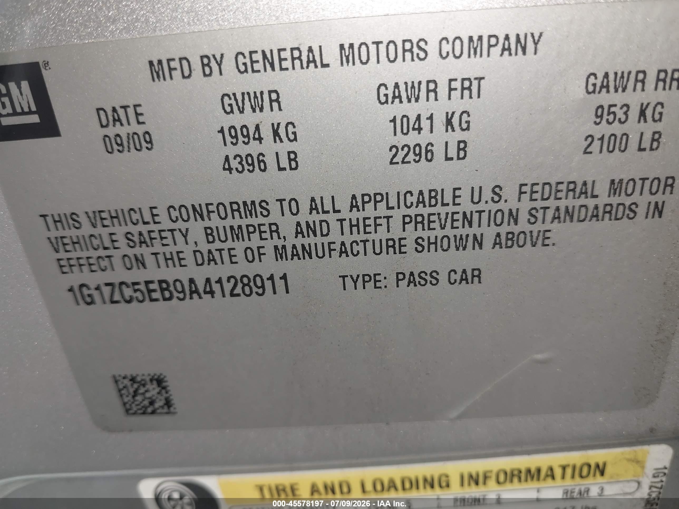 2010 Chevrolet Malibu Lt Silver vin: 1G1ZC5EB9A4128911