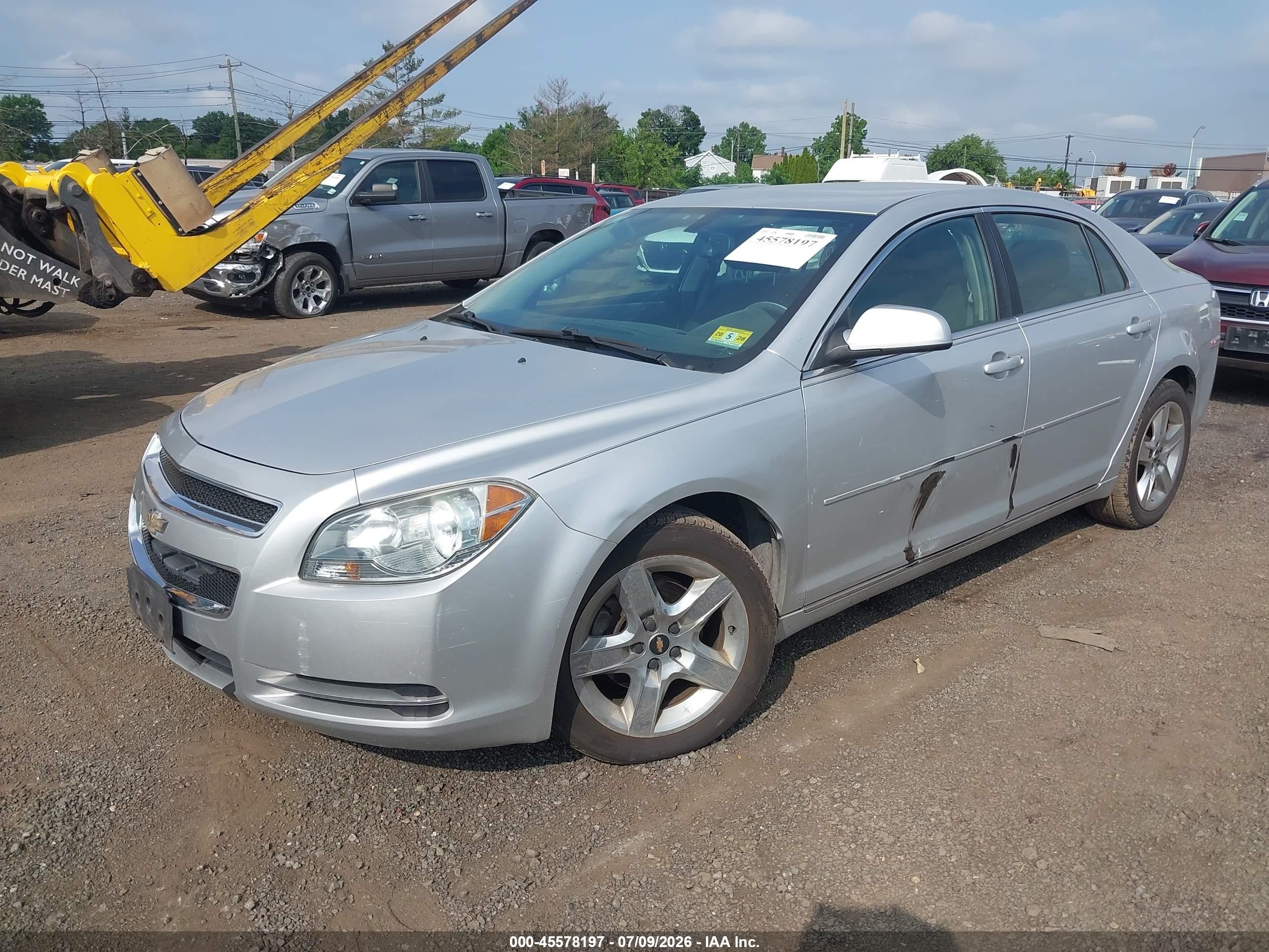 2010 Chevrolet Malibu Lt Silver vin: 1G1ZC5EB9A4128911