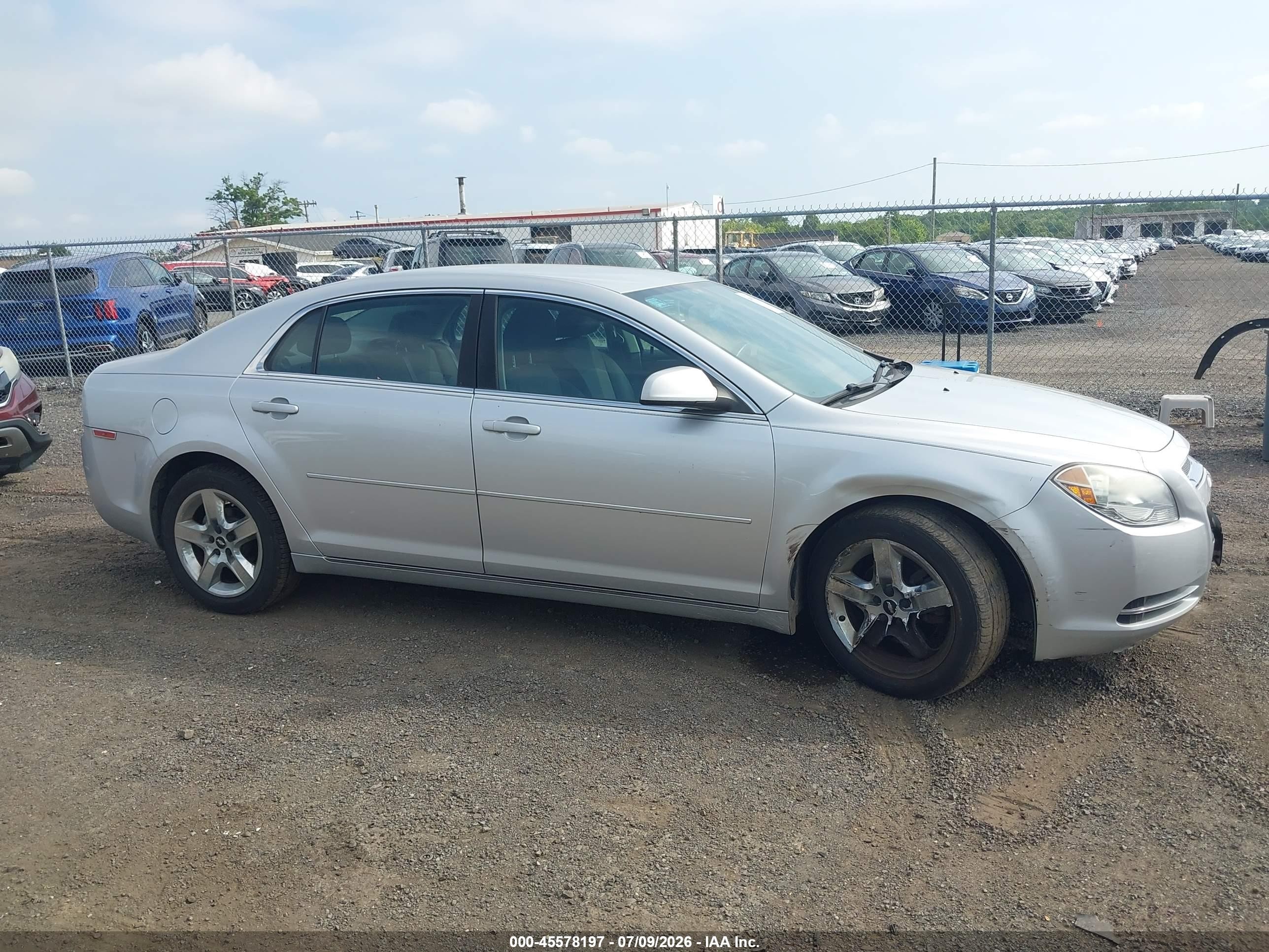 2010 Chevrolet Malibu Lt Silver vin: 1G1ZC5EB9A4128911