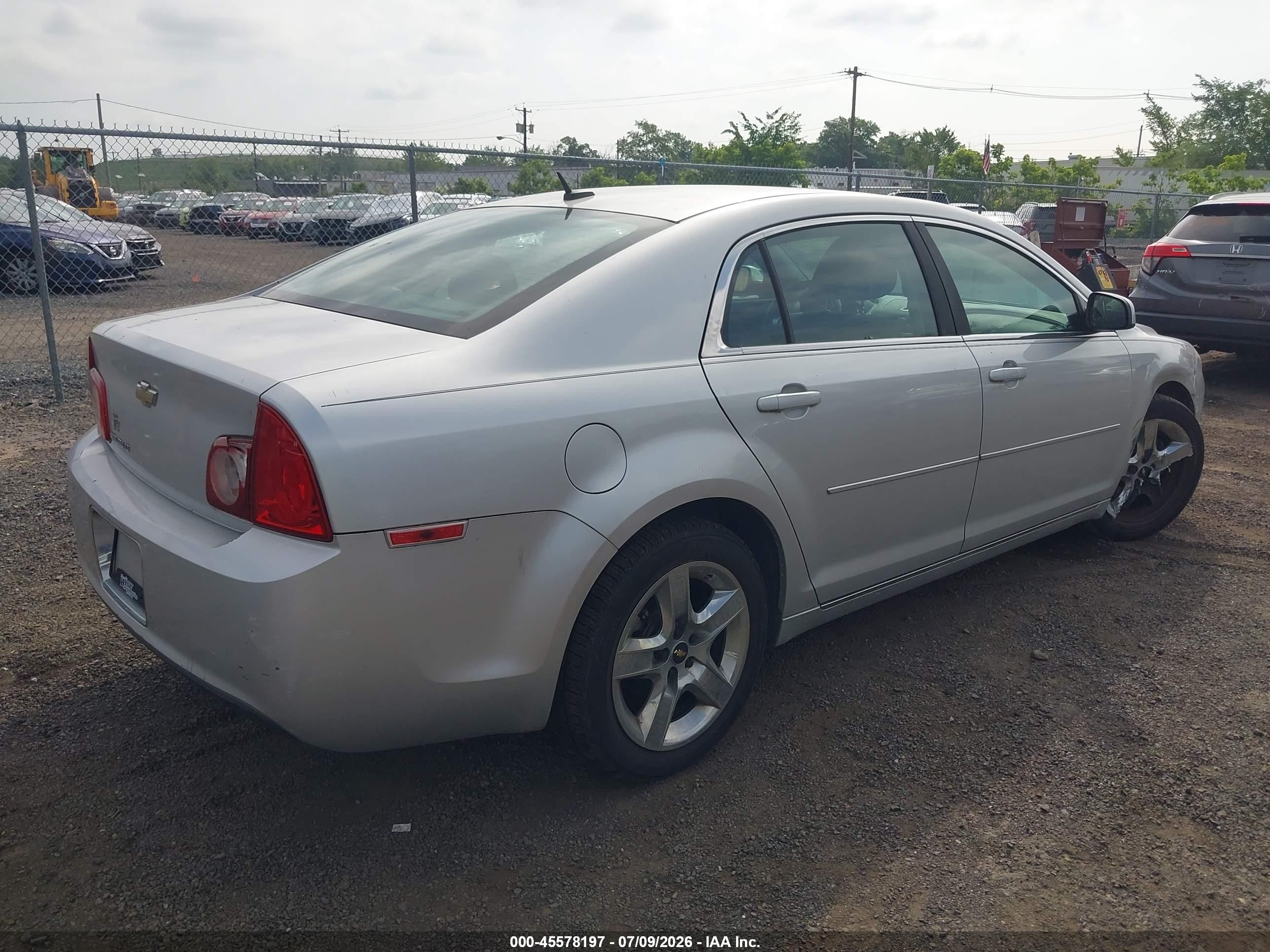 2010 Chevrolet Malibu Lt Silver vin: 1G1ZC5EB9A4128911