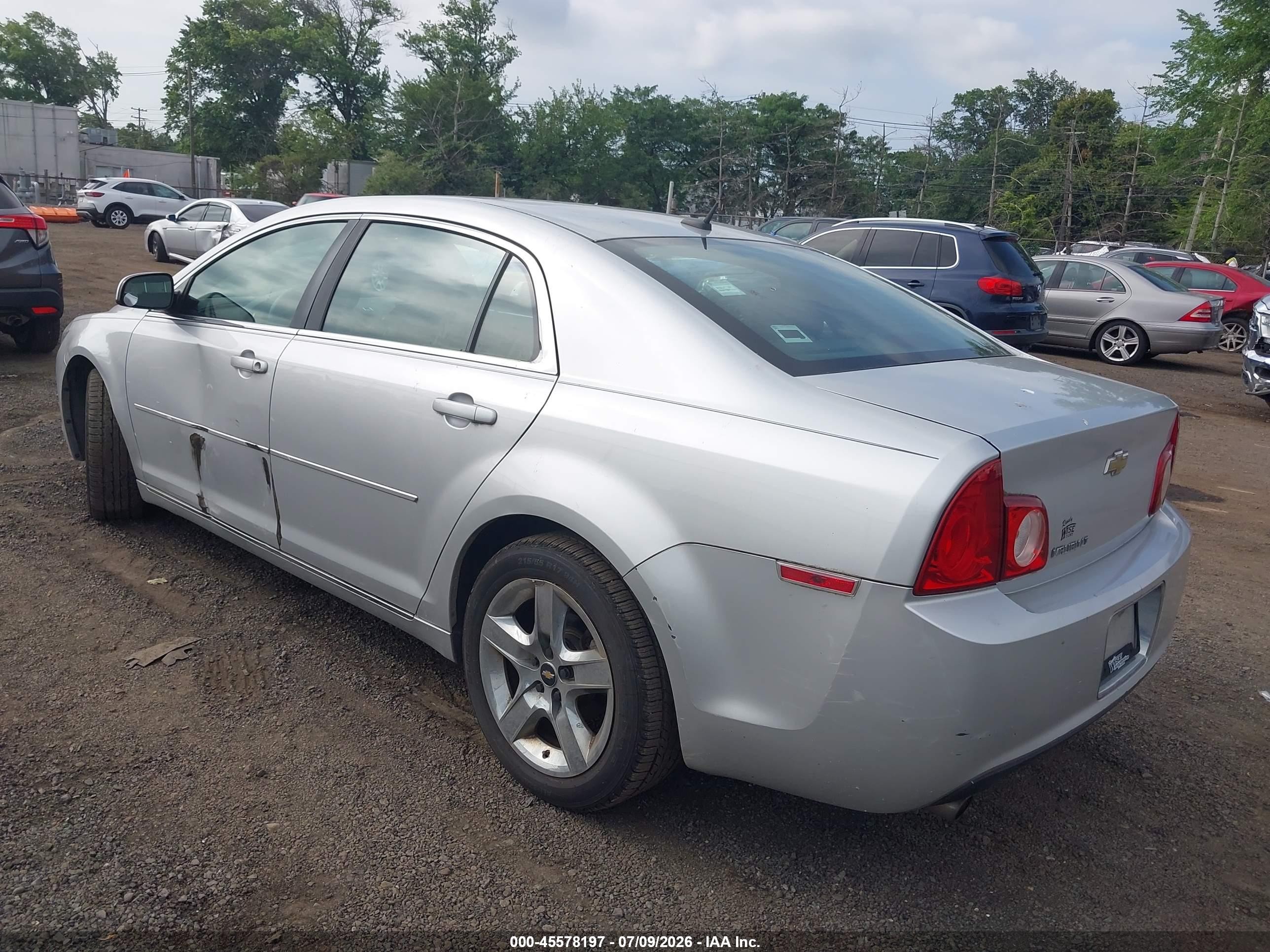 2010 Chevrolet Malibu Lt Silver vin: 1G1ZC5EB9A4128911