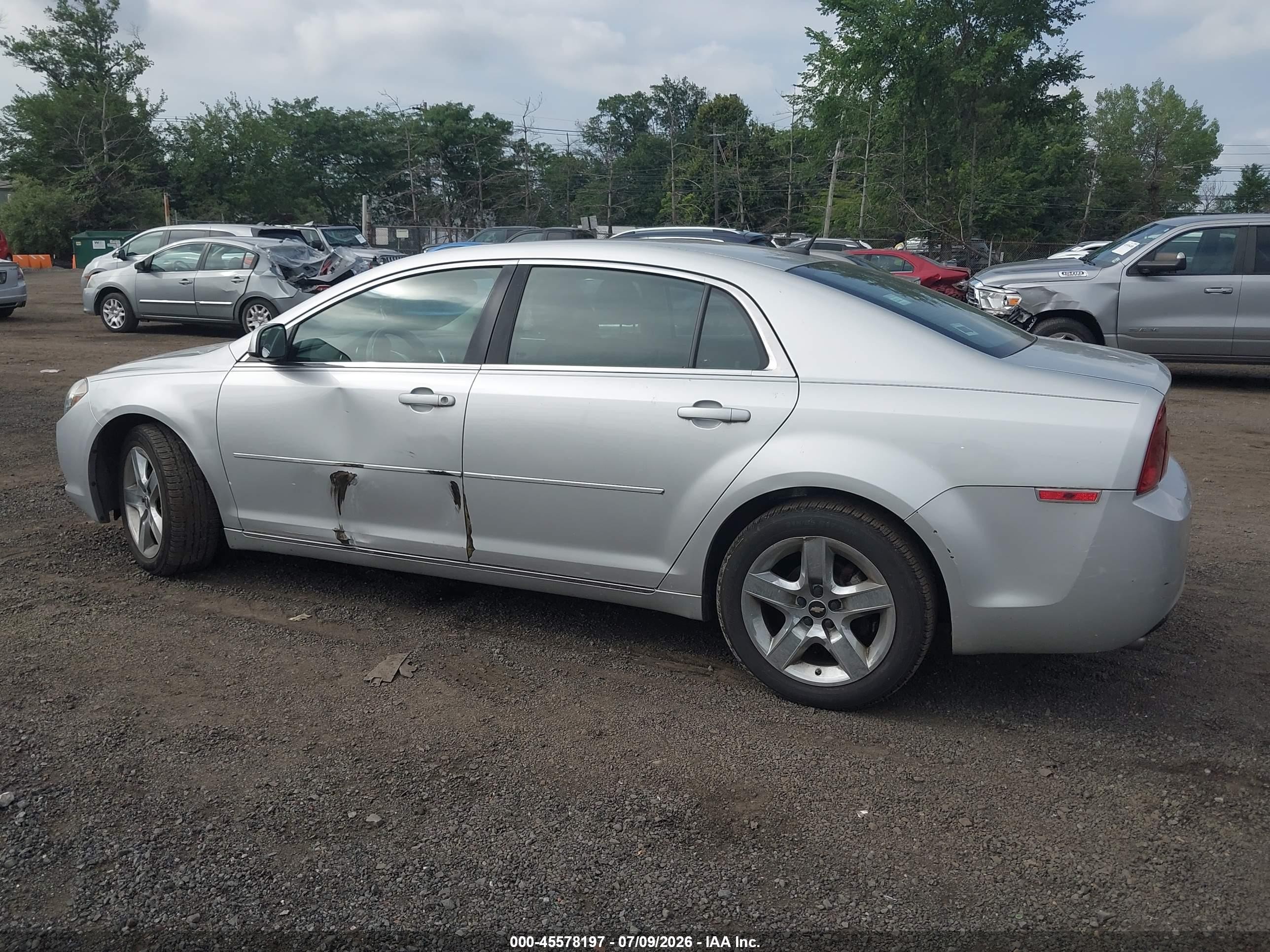 2010 Chevrolet Malibu Lt Silver vin: 1G1ZC5EB9A4128911