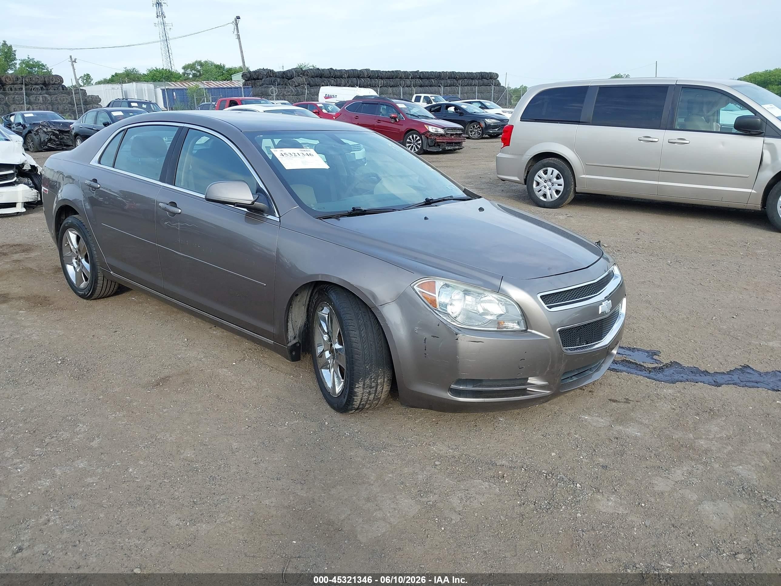 2010 Chevrolet Malibu Lt Beige vin: 1G1ZC5EB9AF297881