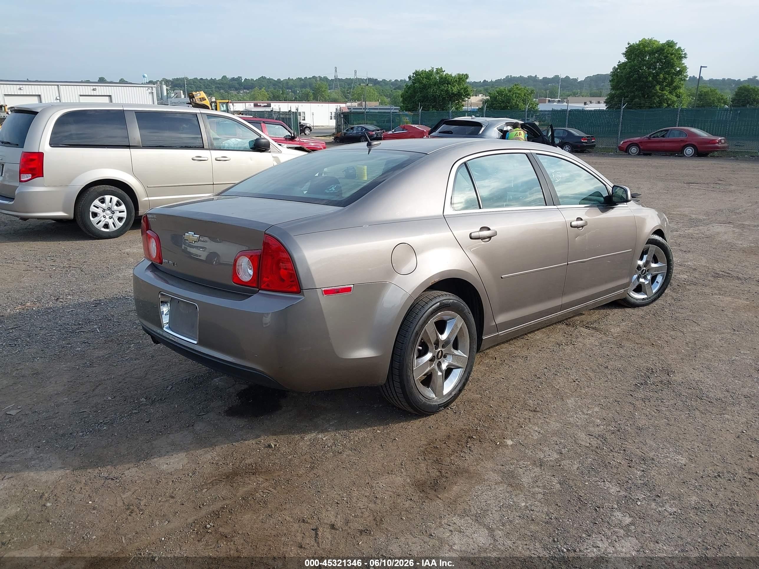 2010 Chevrolet Malibu Lt Beige vin: 1G1ZC5EB9AF297881