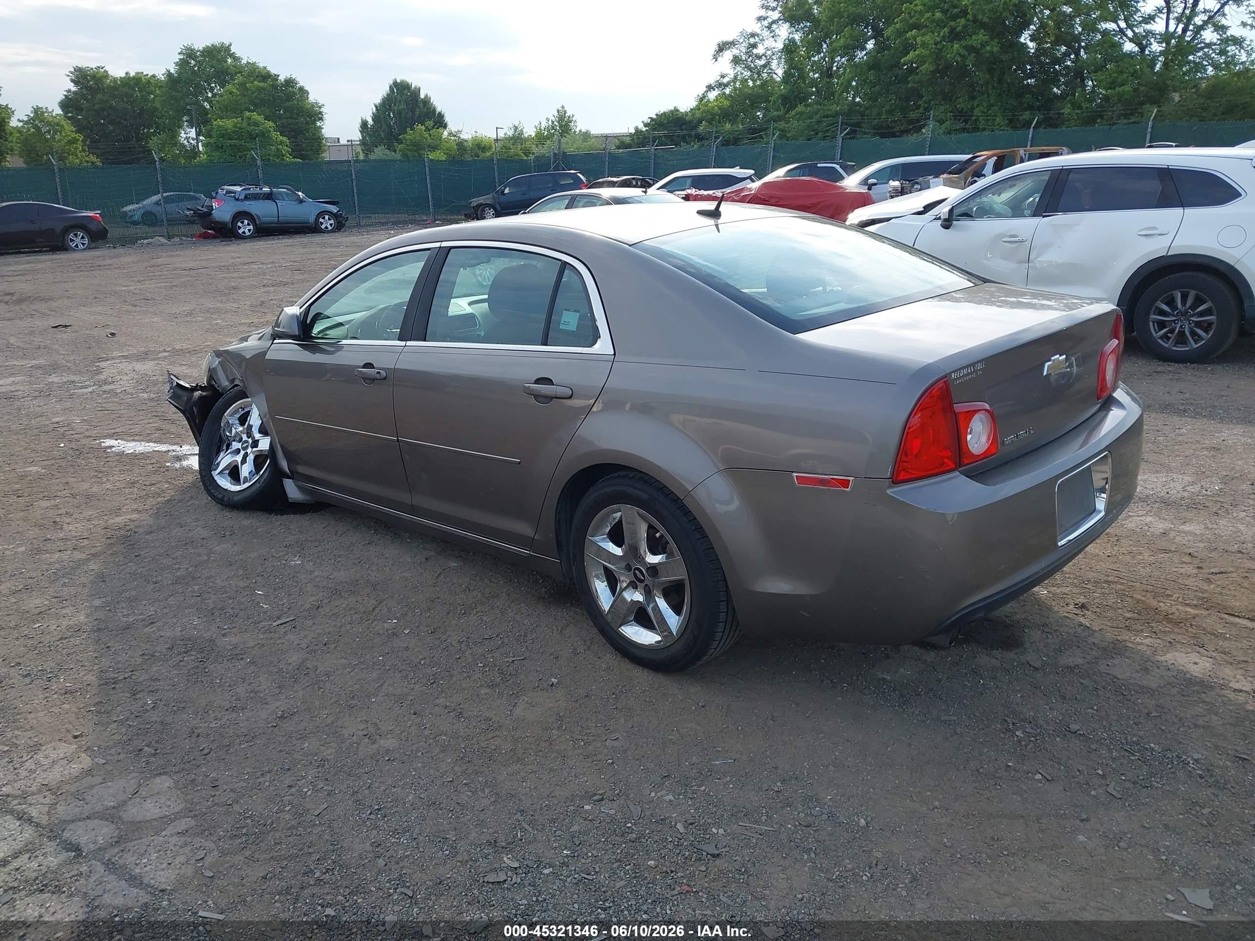 2010 Chevrolet Malibu Lt Beige vin: 1G1ZC5EB9AF297881