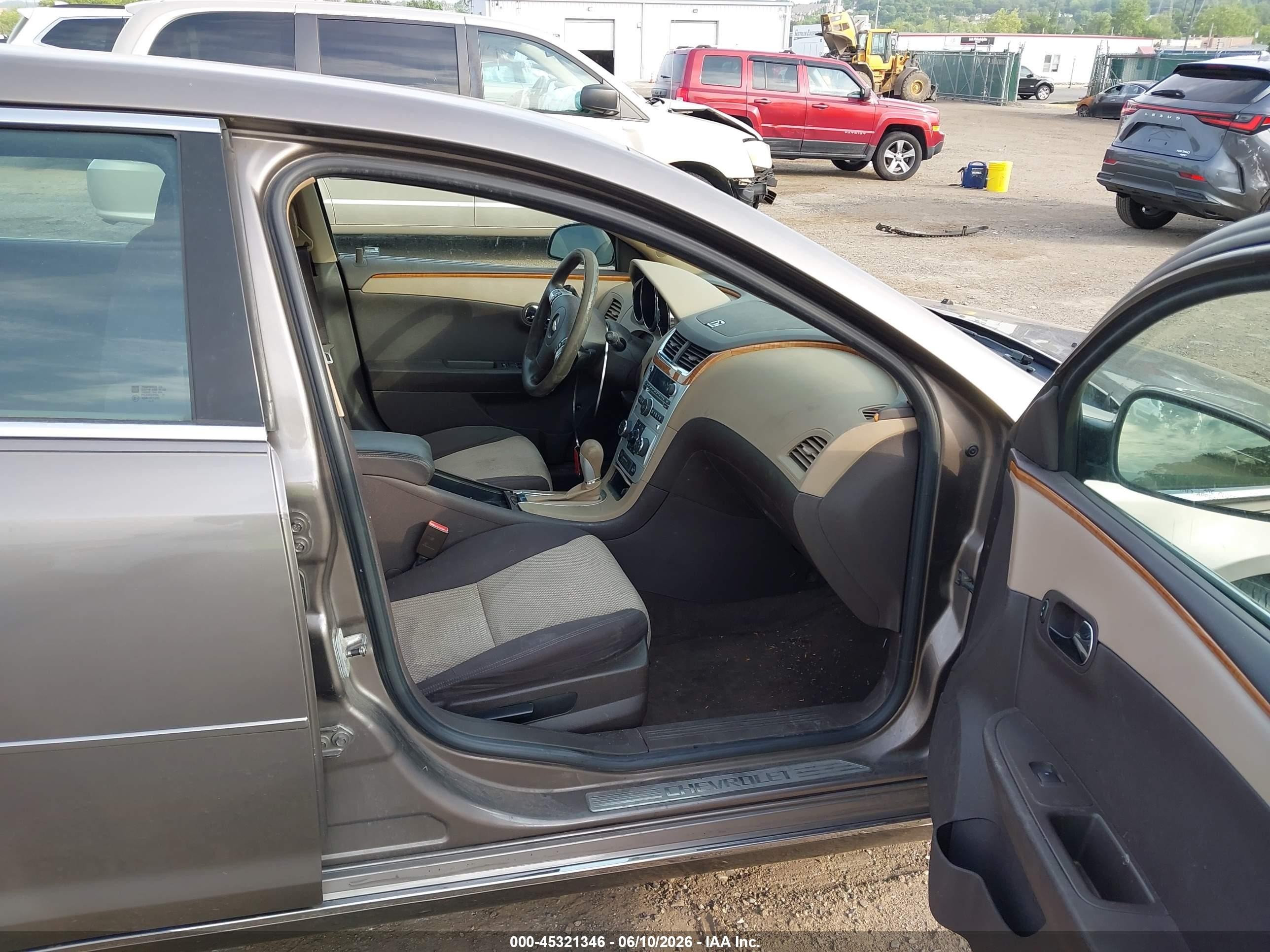 2010 Chevrolet Malibu Lt Beige vin: 1G1ZC5EB9AF297881
