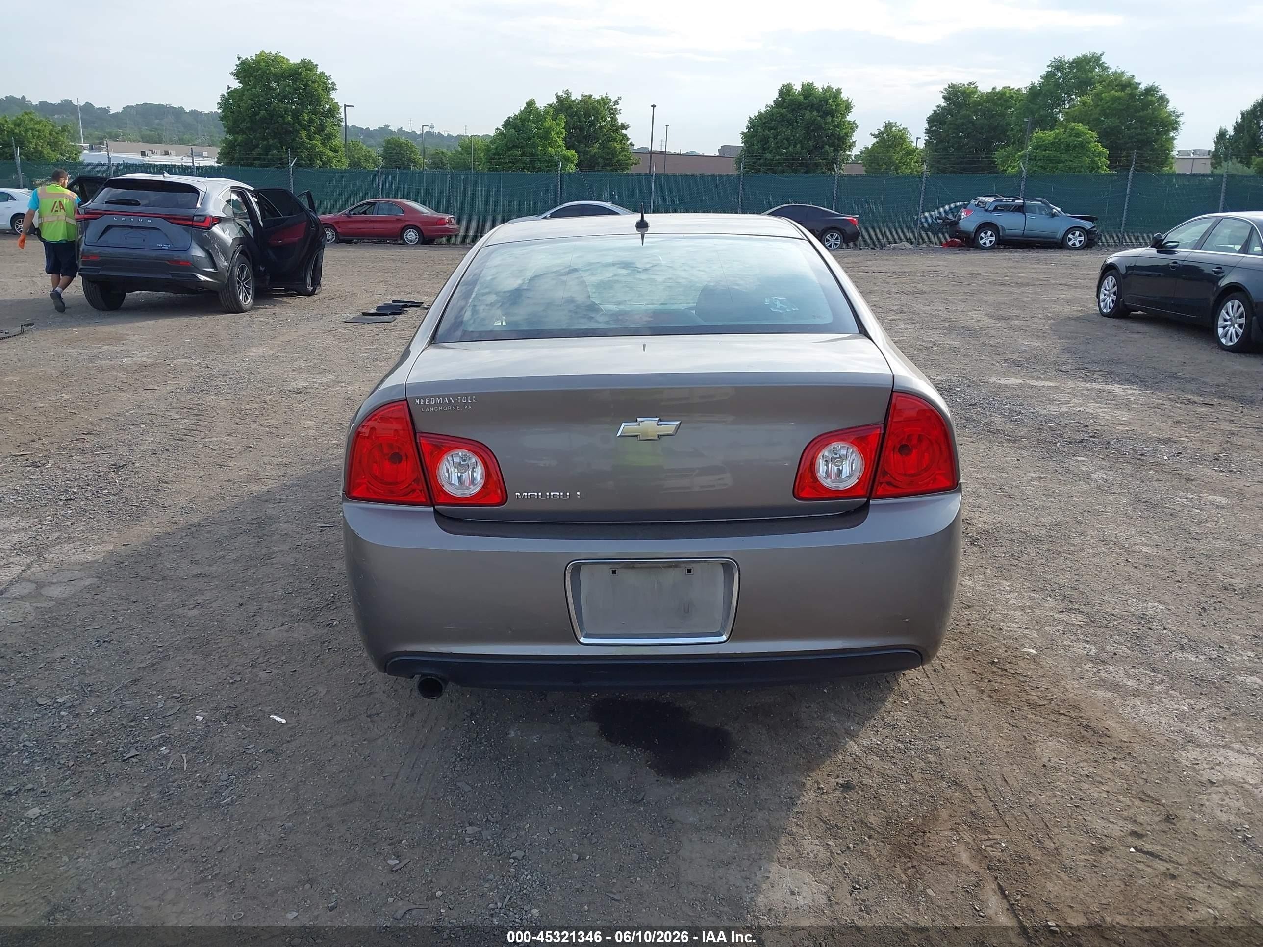 2010 Chevrolet Malibu Lt Beige vin: 1G1ZC5EB9AF297881