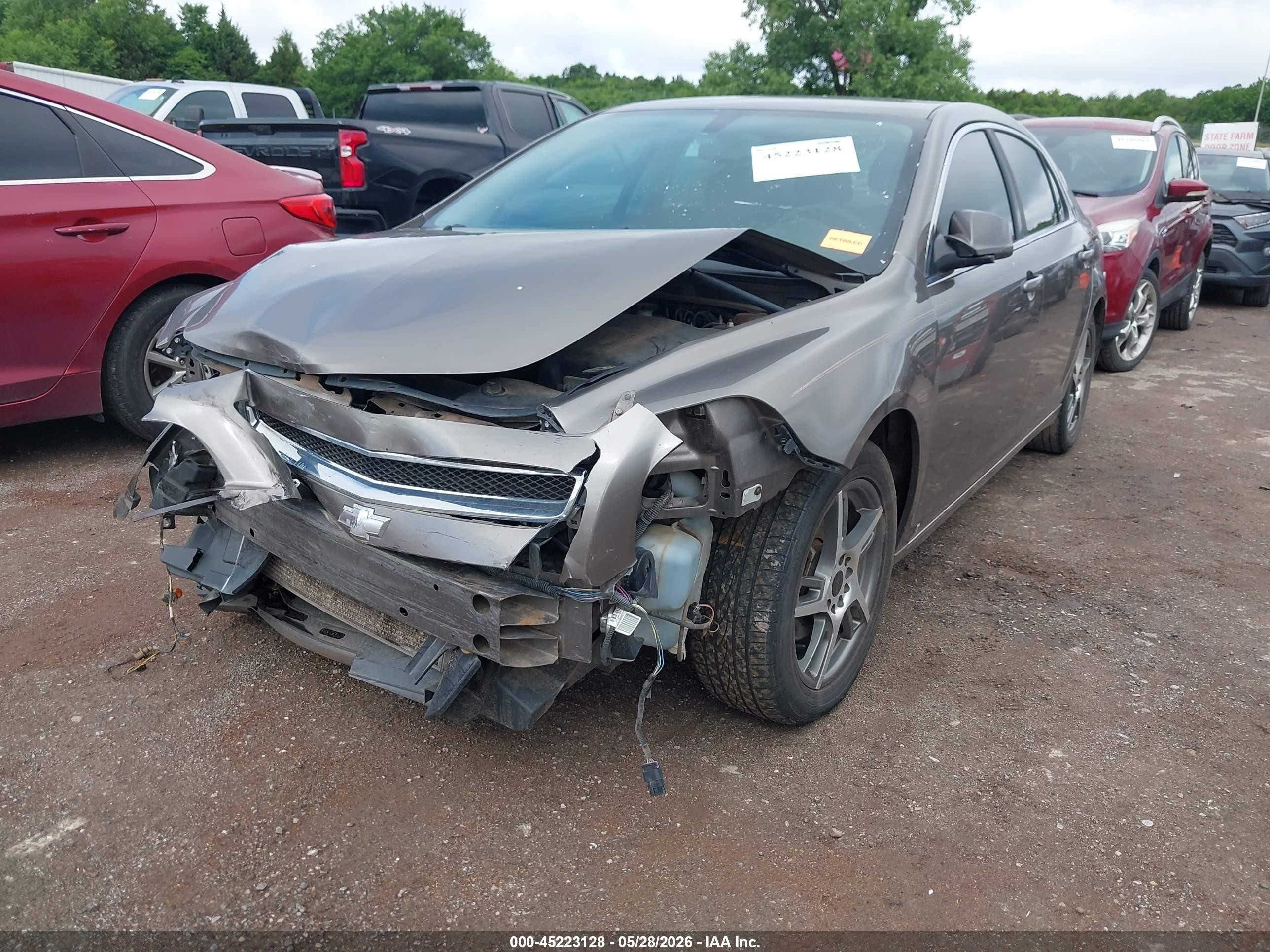 2010 Chevrolet Malibu Lt Gray vin: 1G1ZC5EBXAF108431