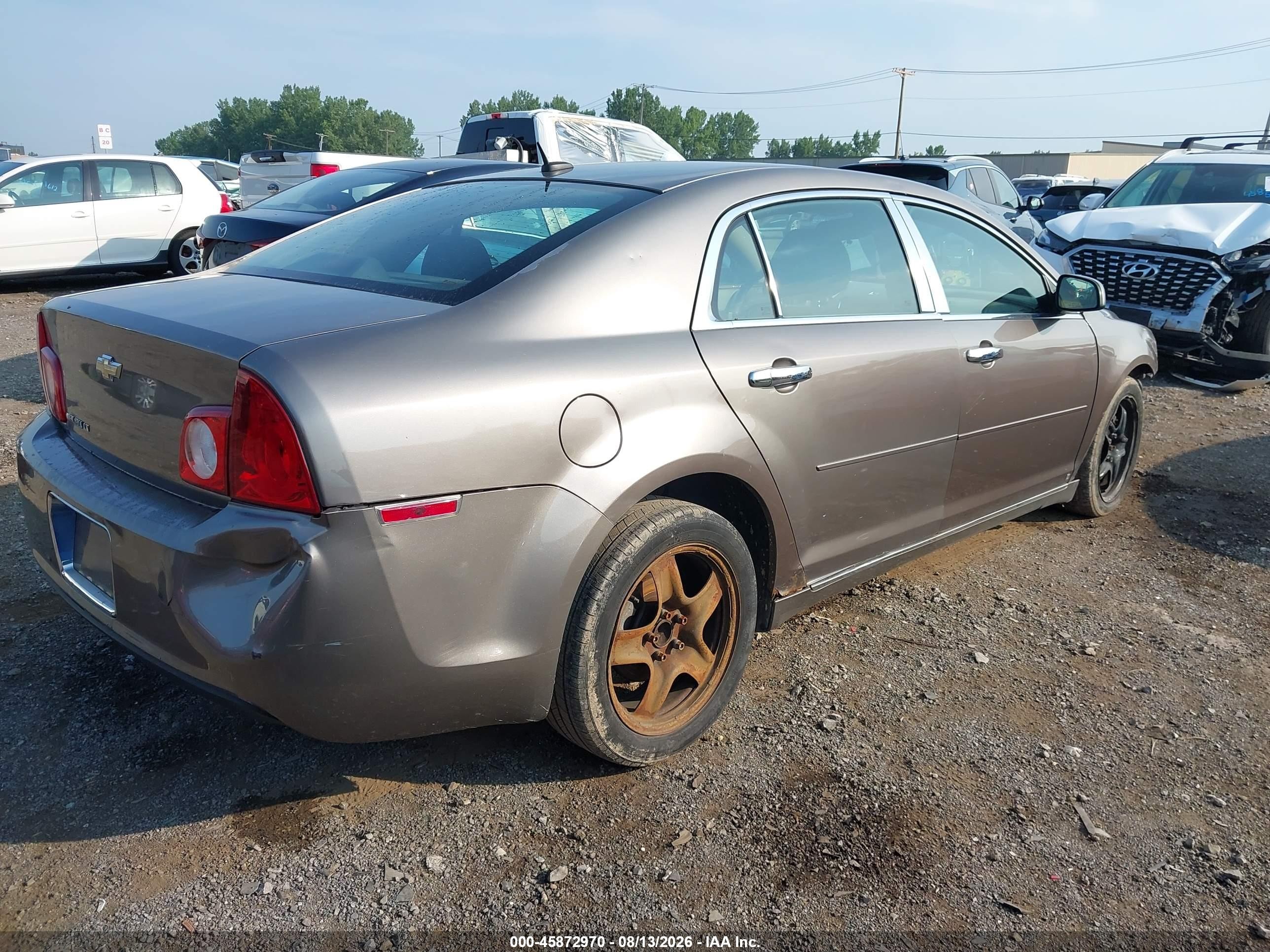 2010 Chevrolet Malibu Lt Коричневый vin: 1G1ZC5EBXAF208982