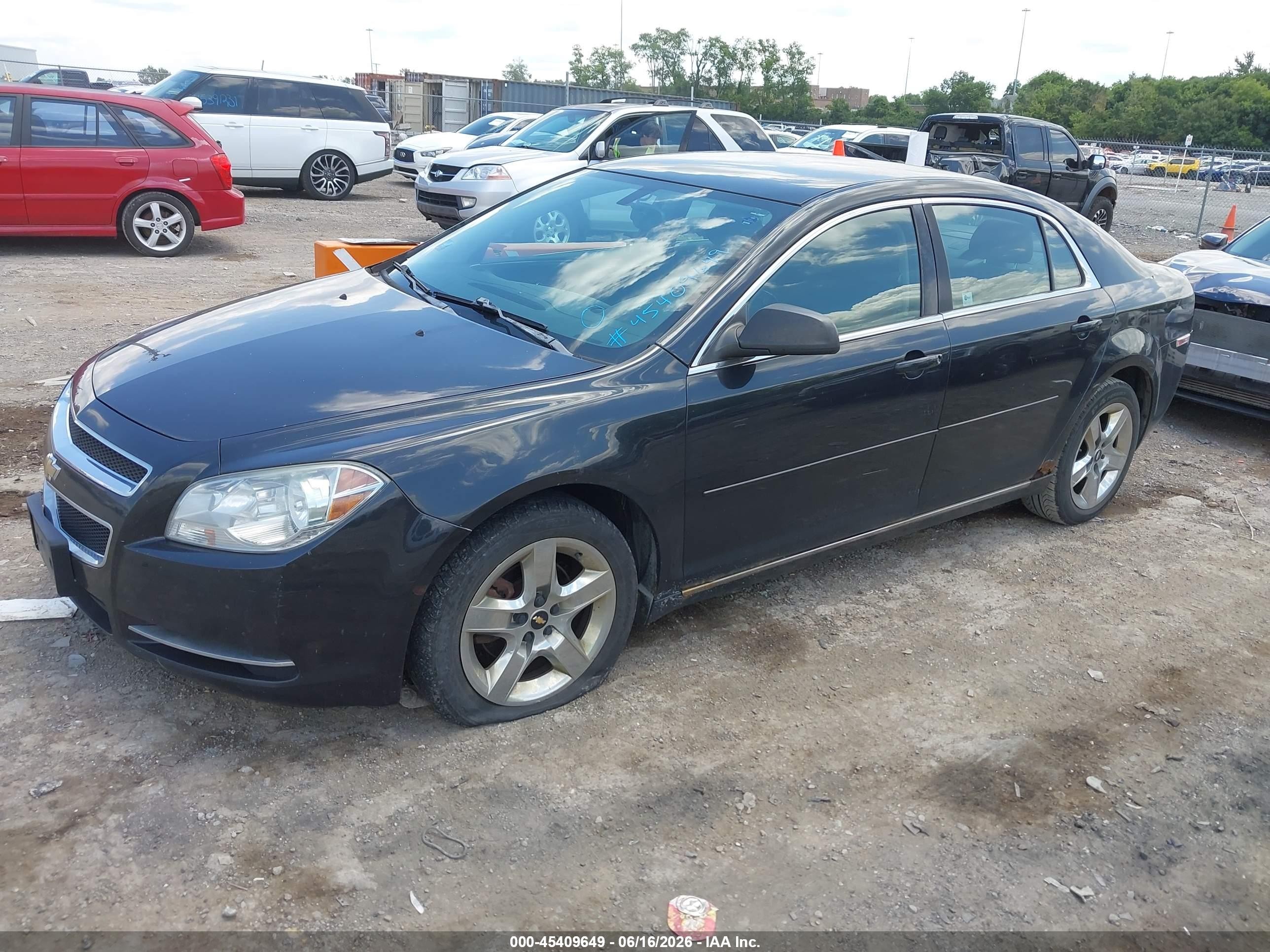 2010 Chevrolet Malibu Lt Black vin: 1G1ZC5EBXAF285755