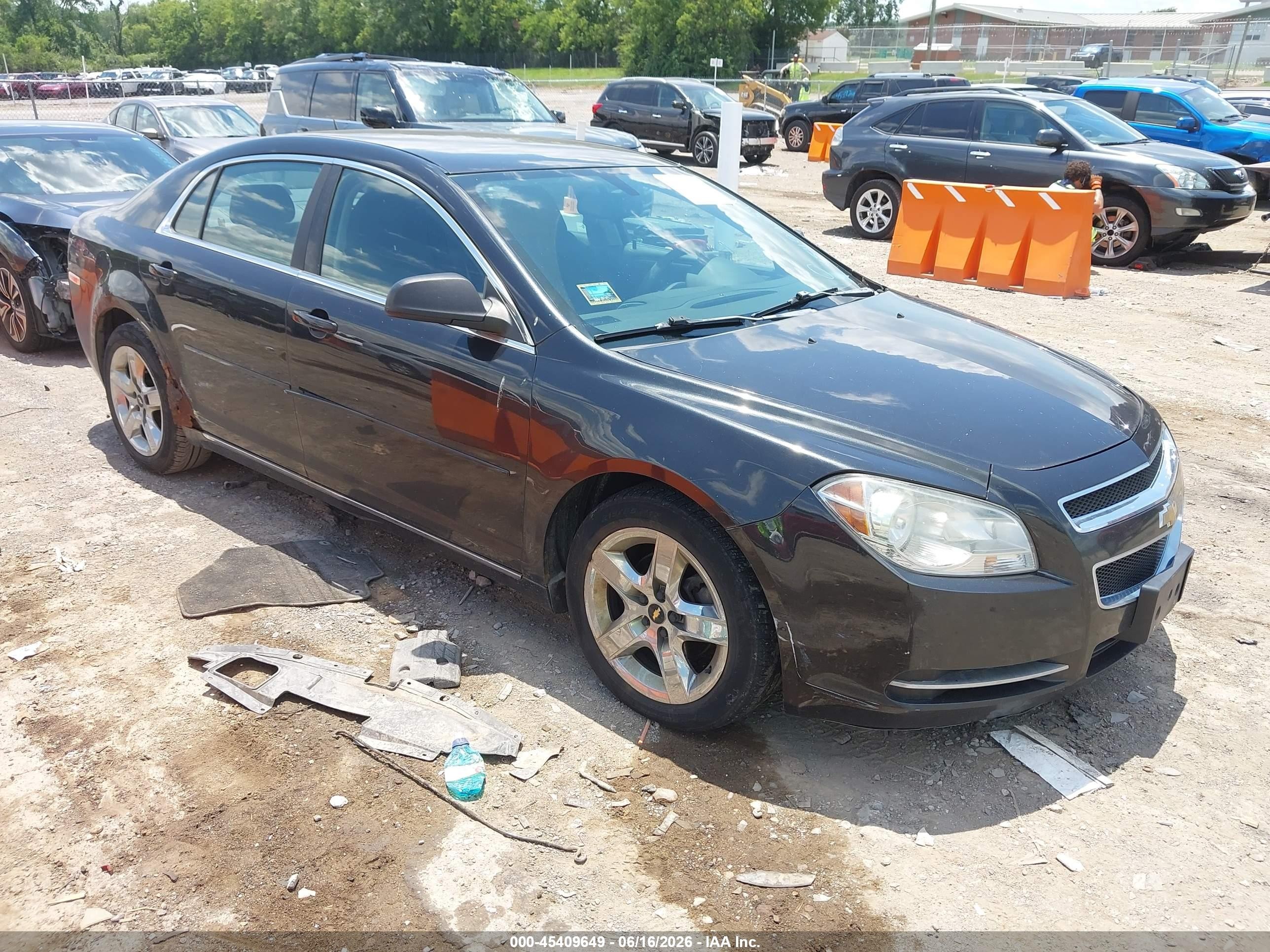 2010 Chevrolet Malibu Lt Black vin: 1G1ZC5EBXAF285755