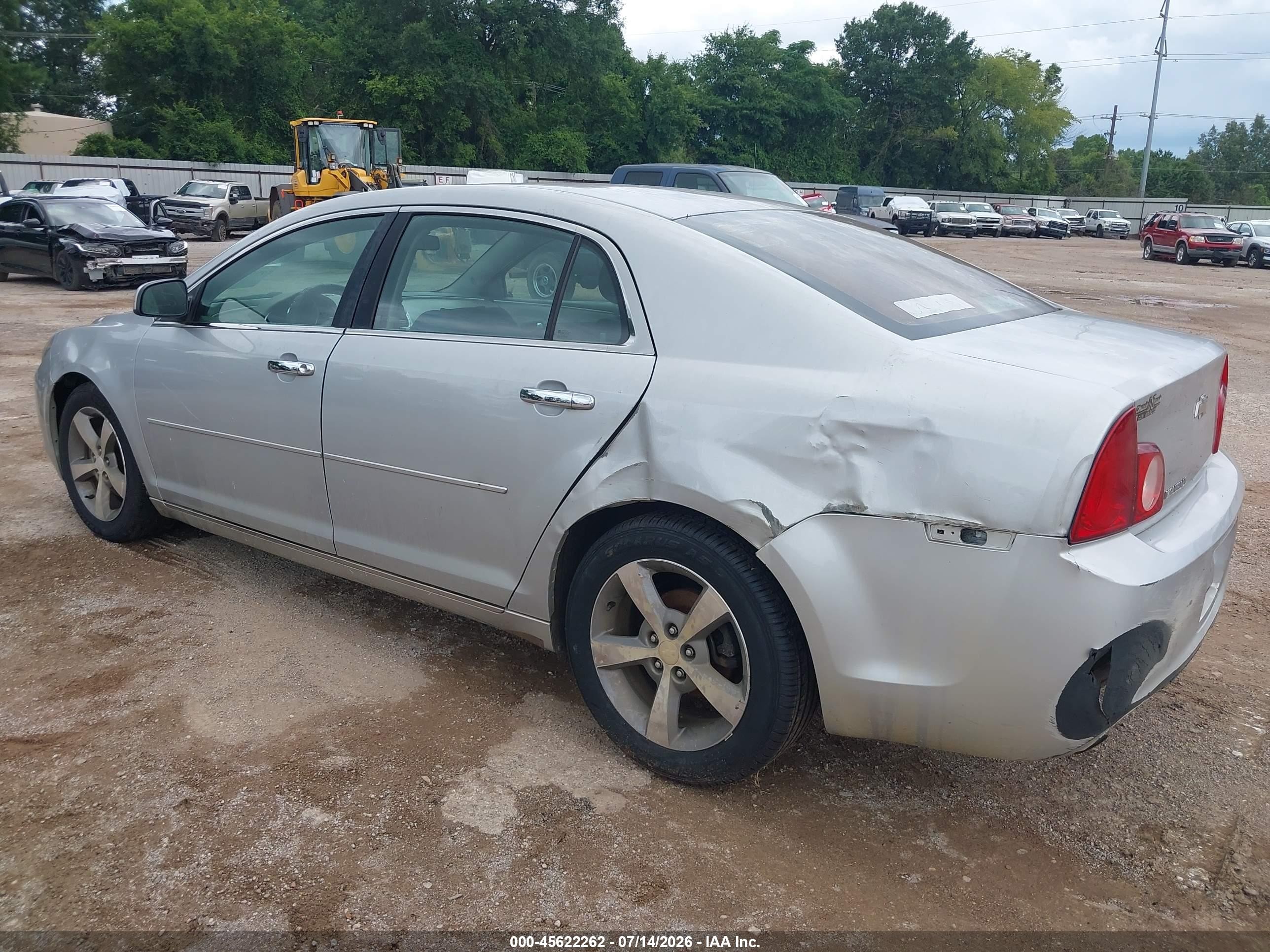 2012 Chevrolet Malibu 1lt Silver vin: 1G1ZC5EU0CF254177