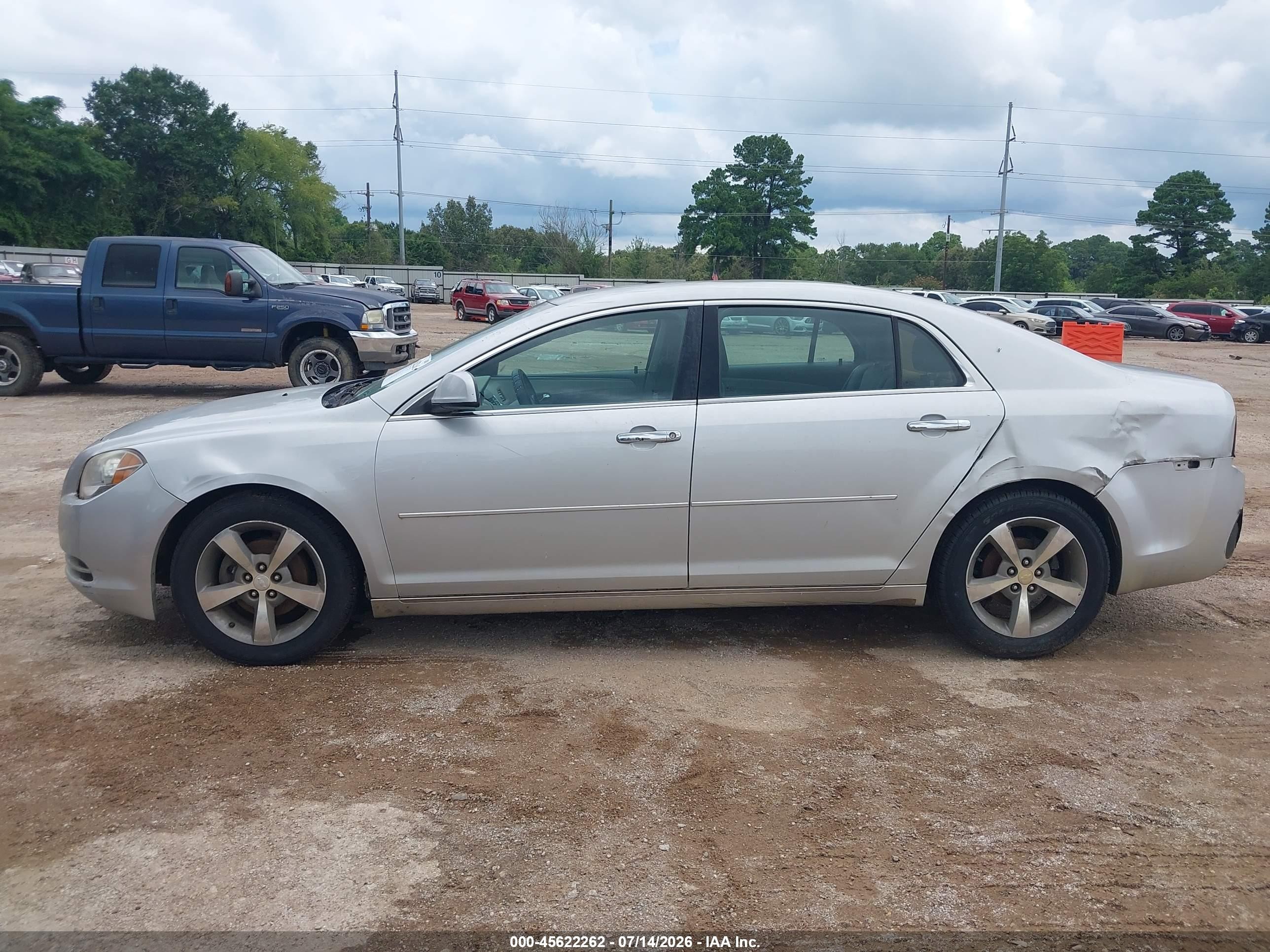 2012 Chevrolet Malibu 1lt Silver vin: 1G1ZC5EU0CF254177
