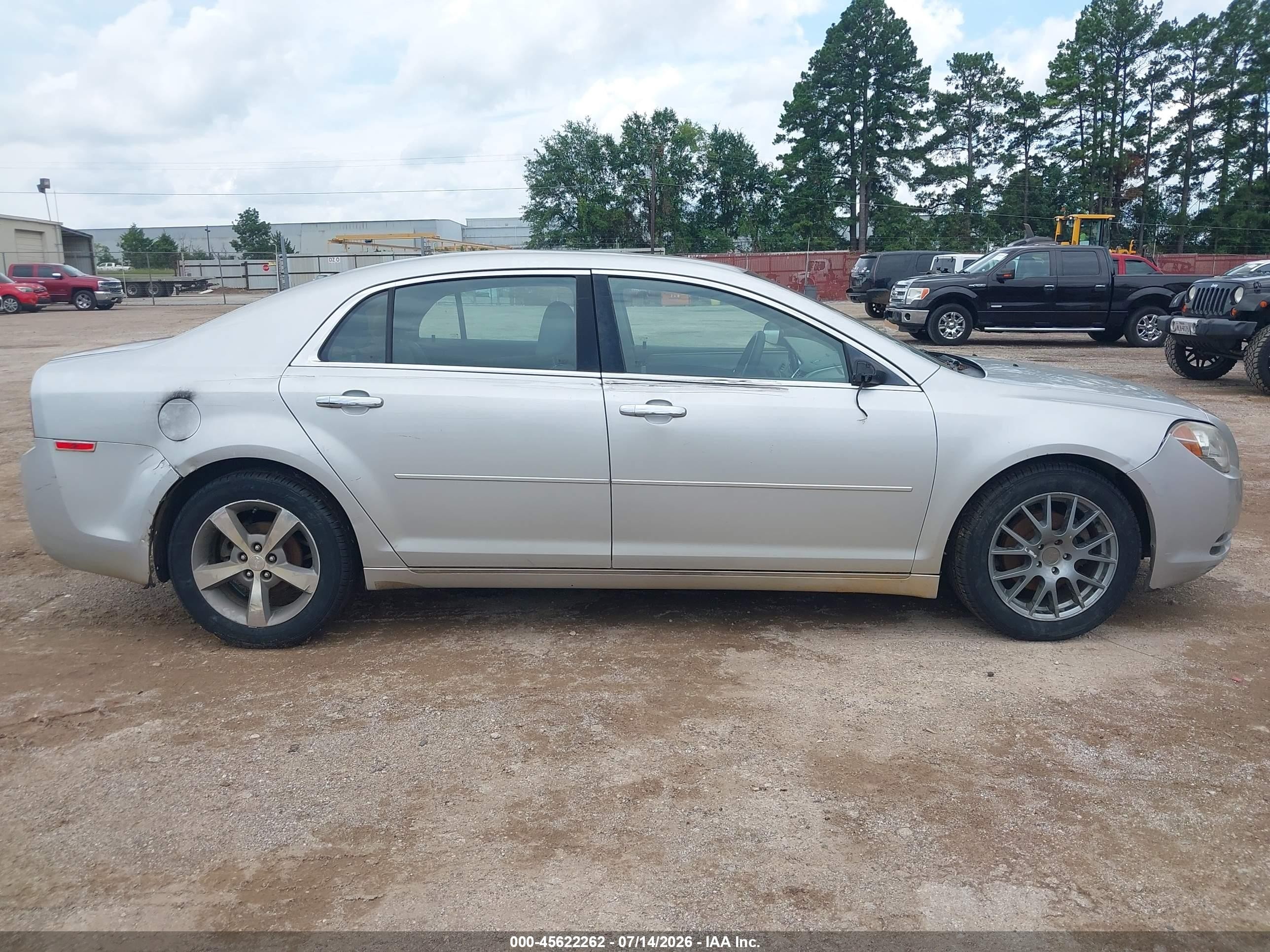 2012 Chevrolet Malibu 1lt Silver vin: 1G1ZC5EU0CF254177