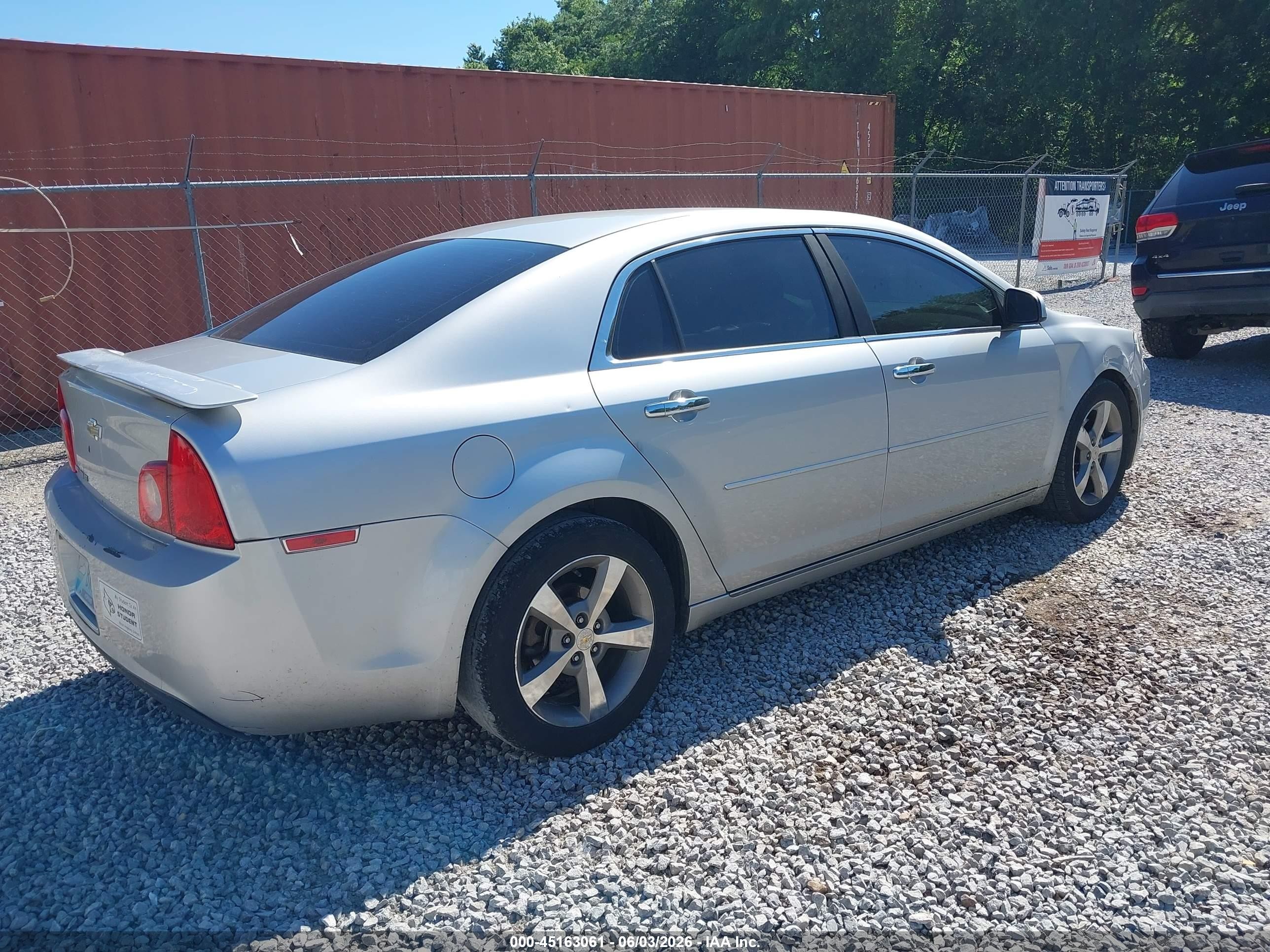 2012 Chevrolet Malibu 1lt Gray vin: 1G1ZC5EU1CF106684