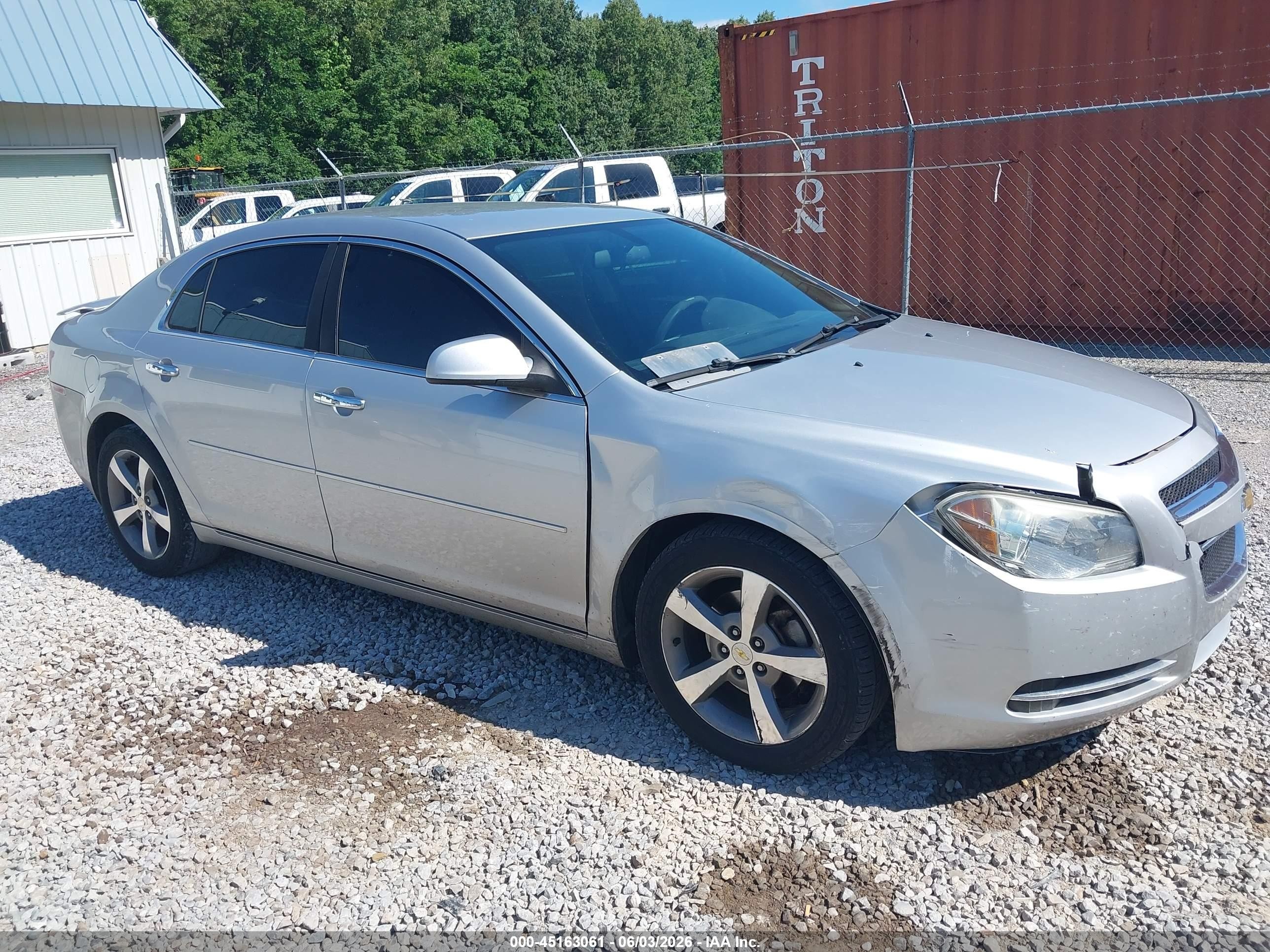 2012 Chevrolet Malibu 1lt Gray vin: 1G1ZC5EU1CF106684