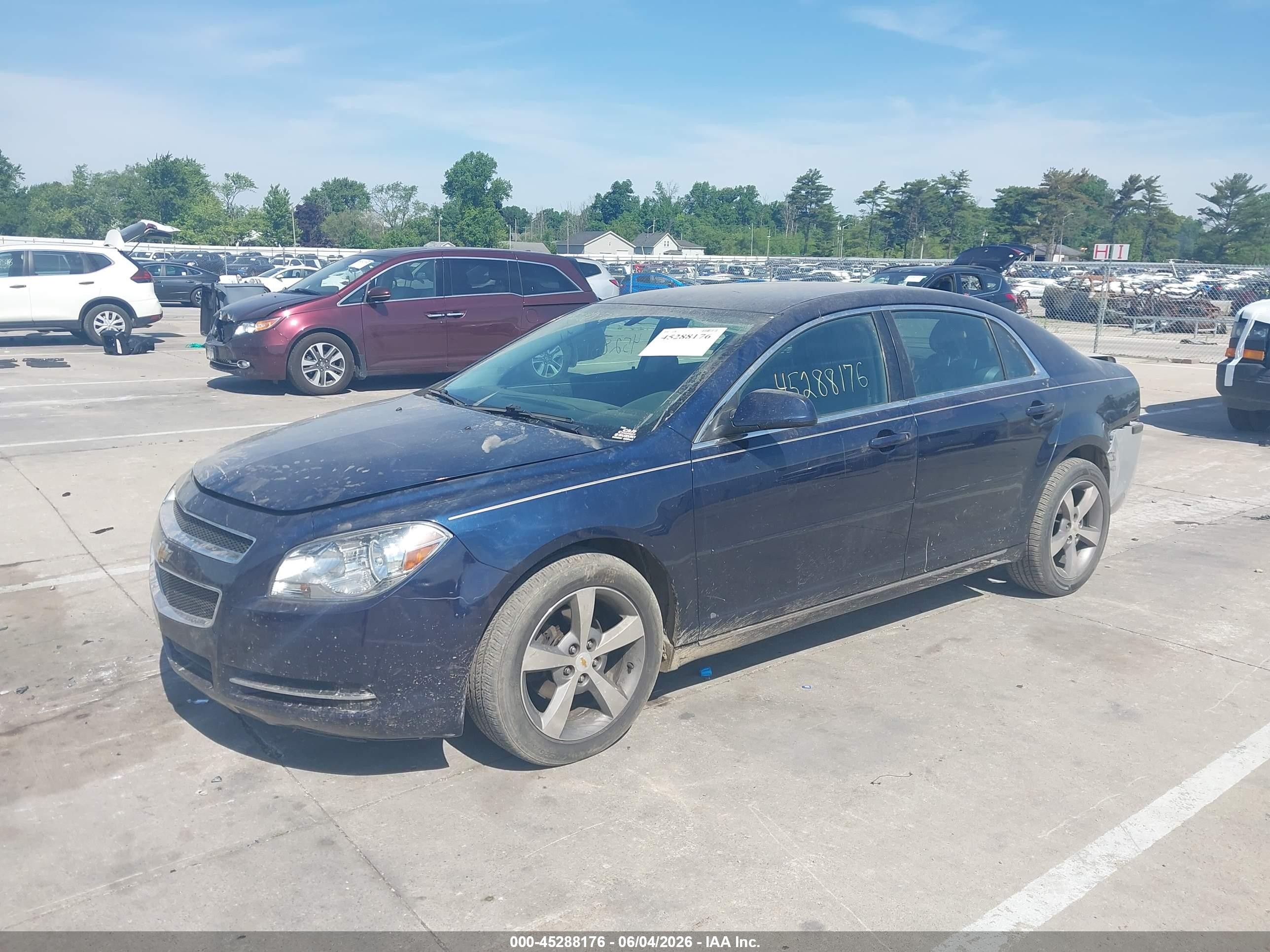2011 Chevrolet Malibu 1lt Blue vin: 1G1ZC5EU3BF360511