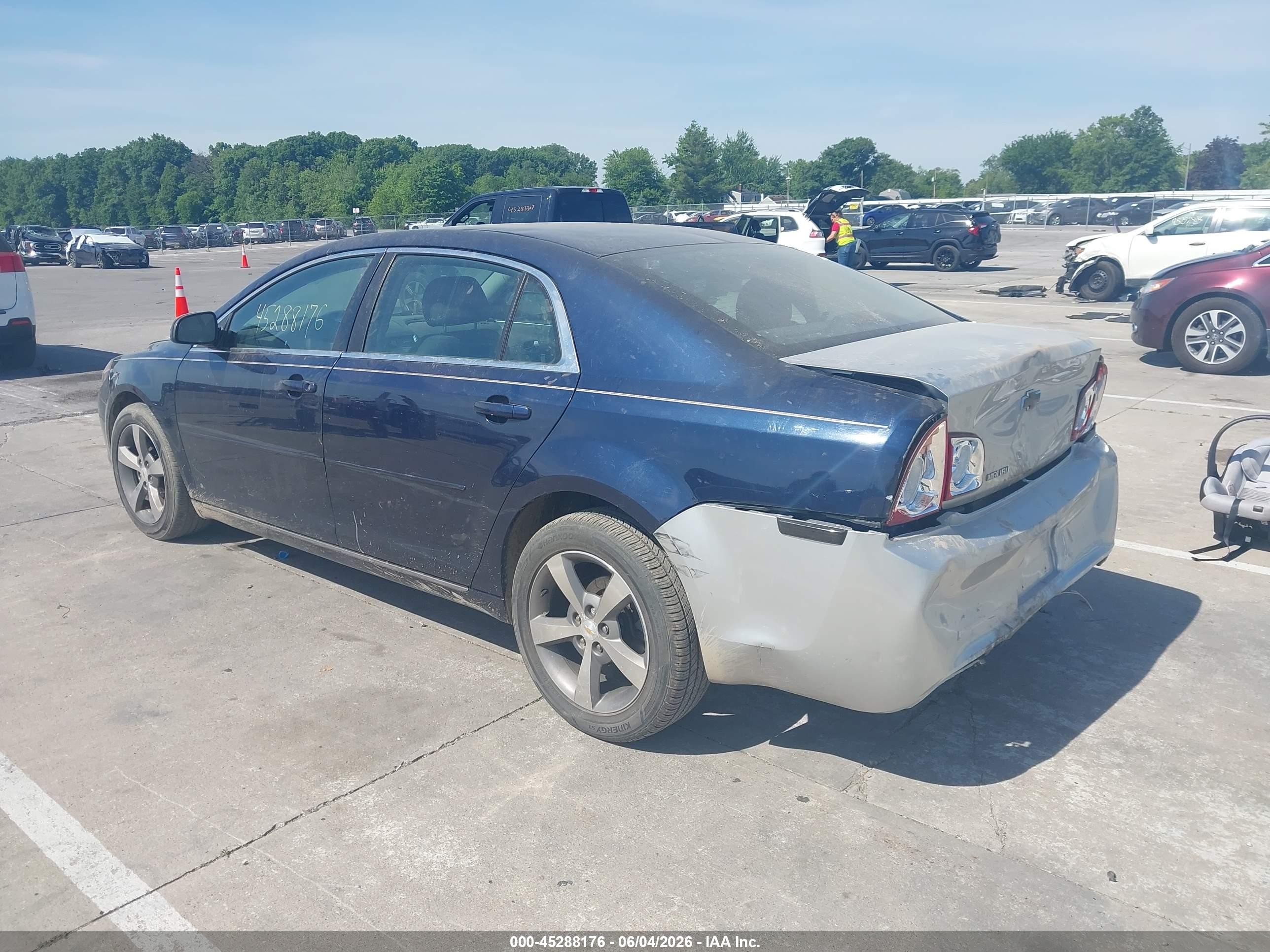 2011 Chevrolet Malibu 1lt Blue vin: 1G1ZC5EU3BF360511