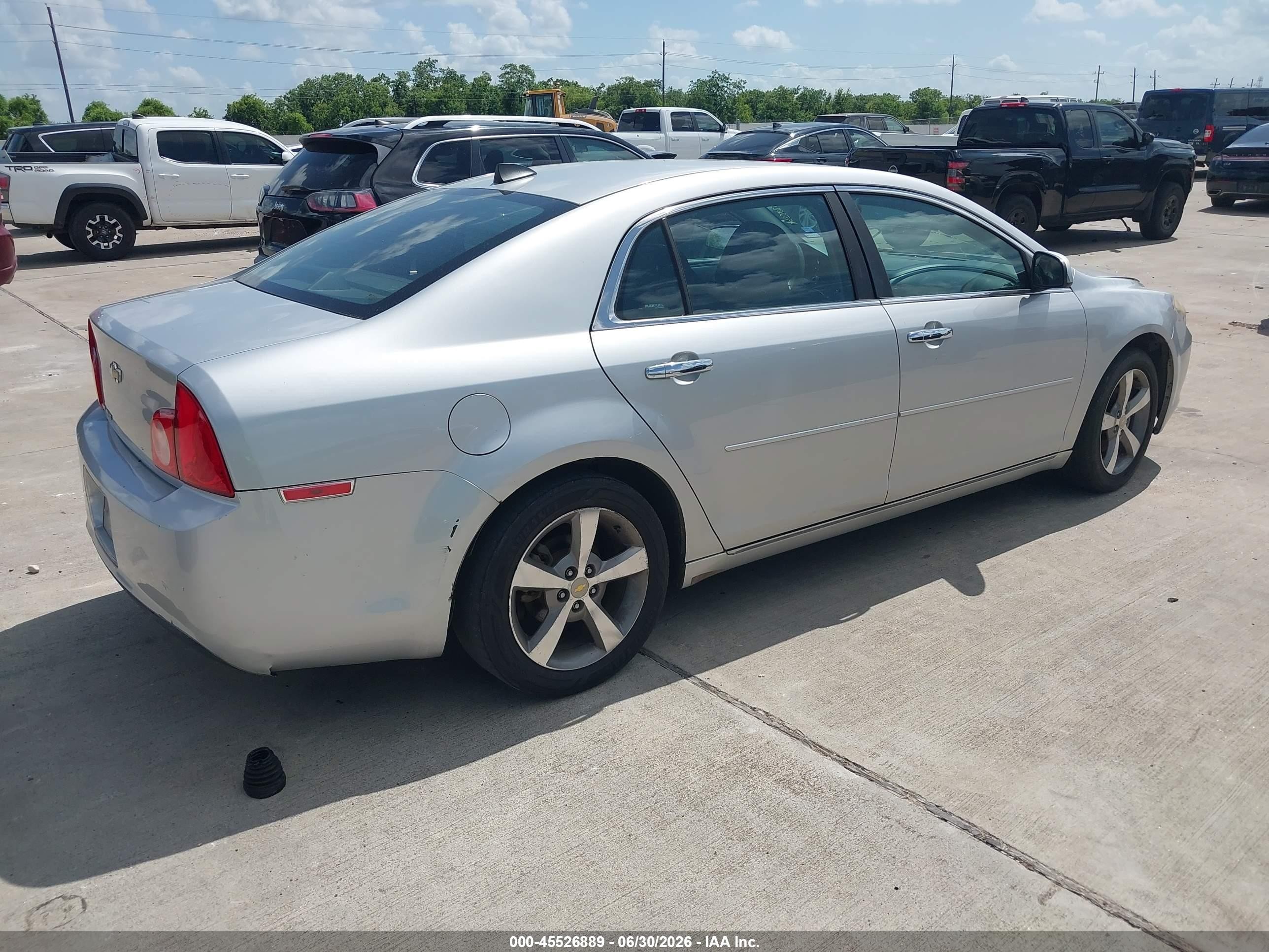 2012 Chevrolet Malibu 1lt Silver vin: 1G1ZC5EU3CF105472