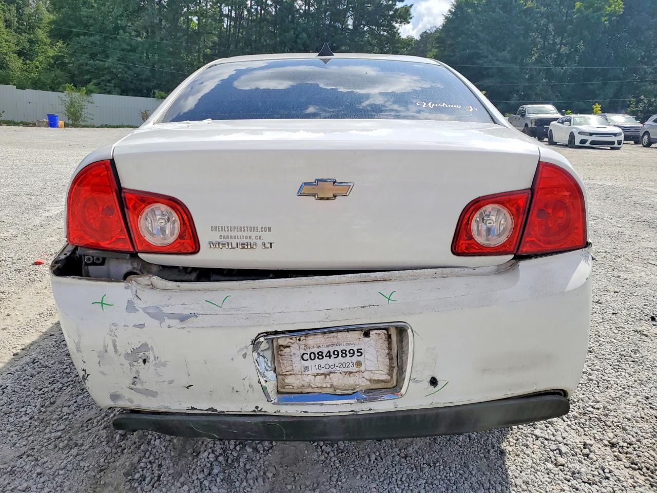 2012 Chevrolet Malibu 1lt White vin: 1G1ZC5EU3CF260006